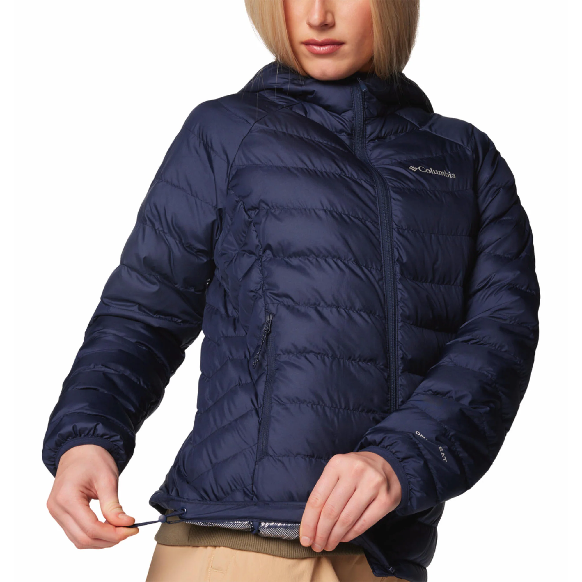 Columbia Women Blue Powder Lite II Hooded Jacket - Image 6