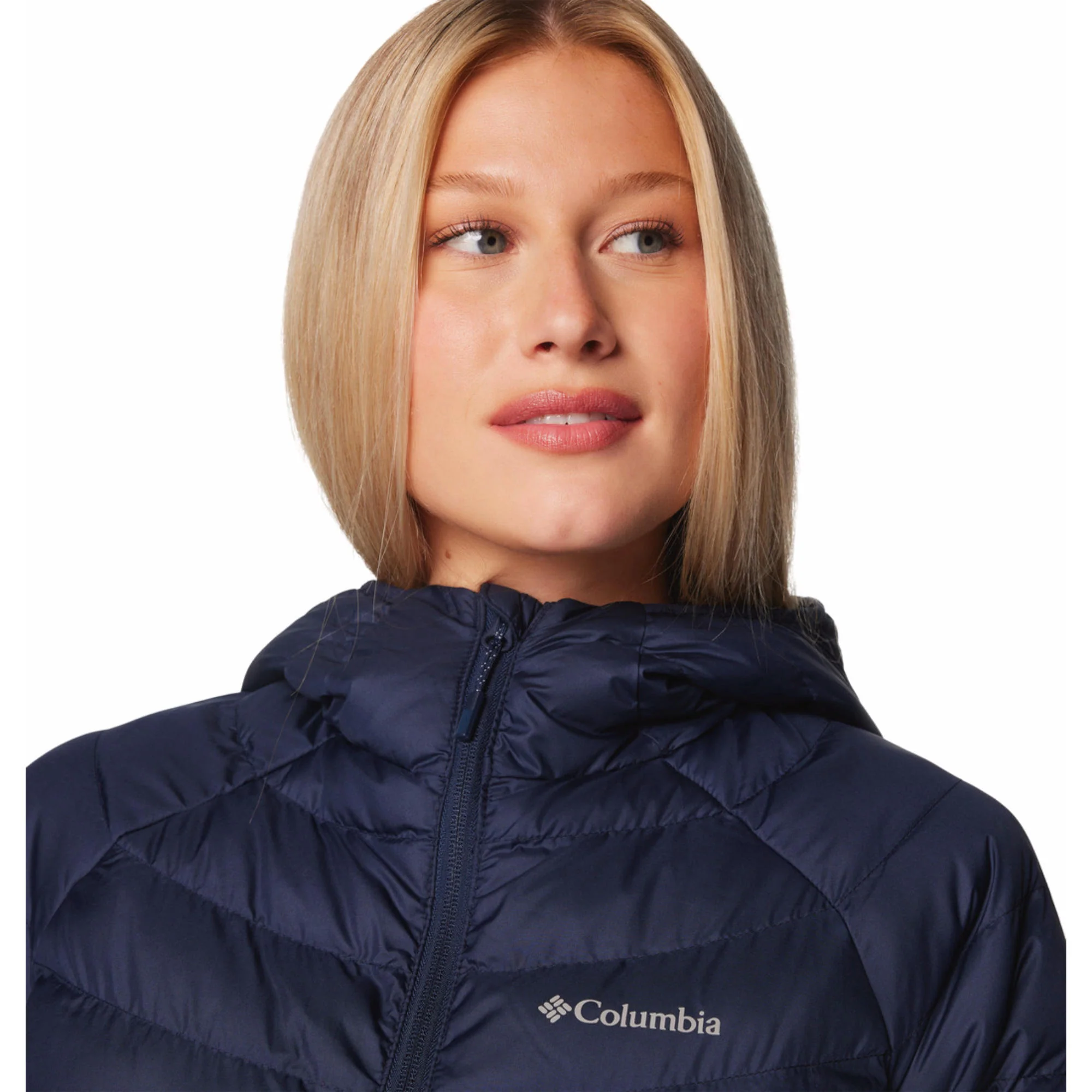 Columbia Women Blue Powder Lite II Hooded Jacket - Image 8