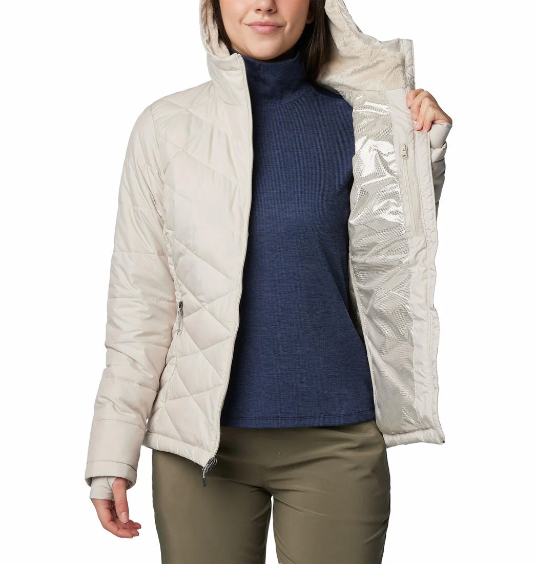 Columbia Women Brown Heavenly Hooded Jacket - Image 7