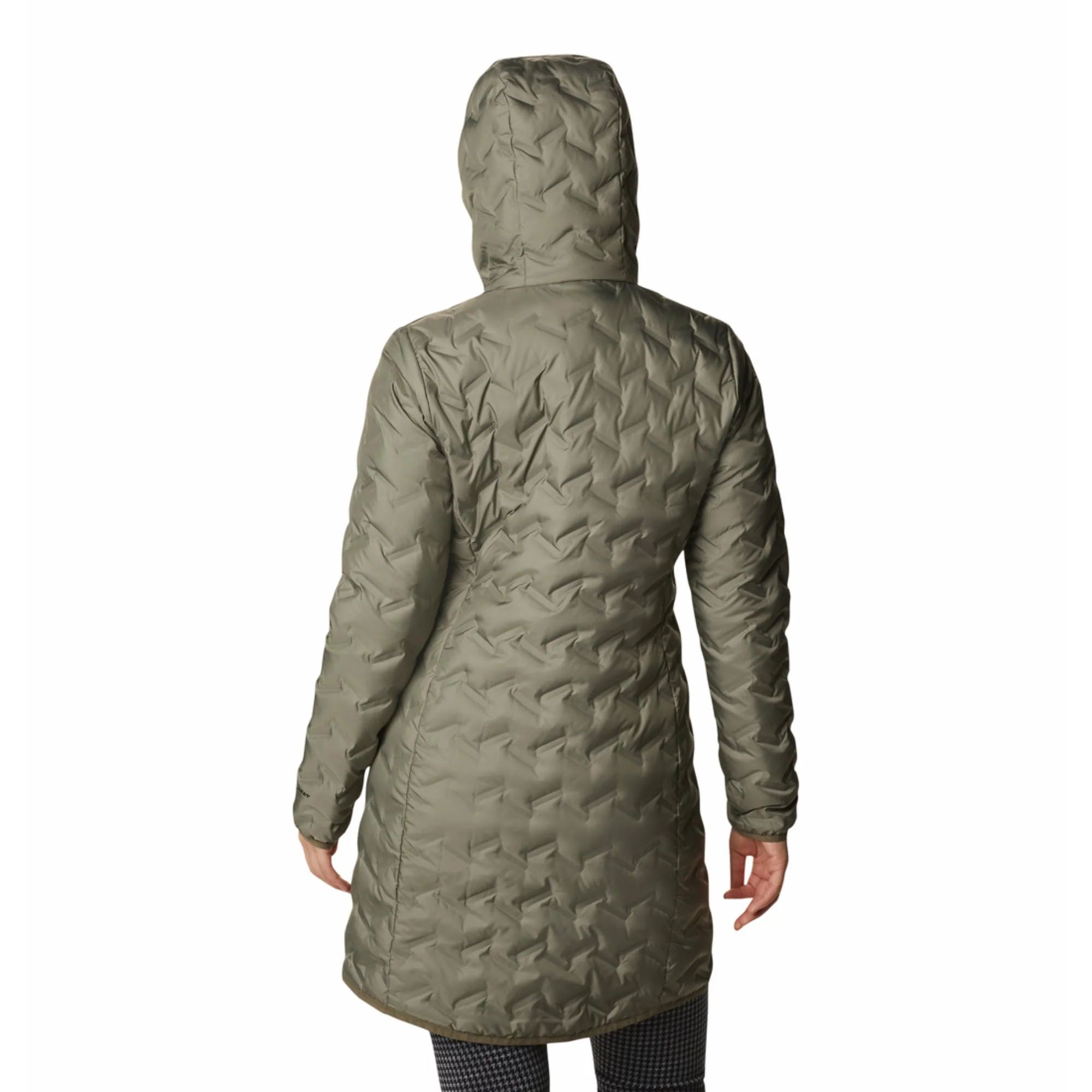 Columbia Women Green Delta Ridge II Long Down Jacket - Image 2