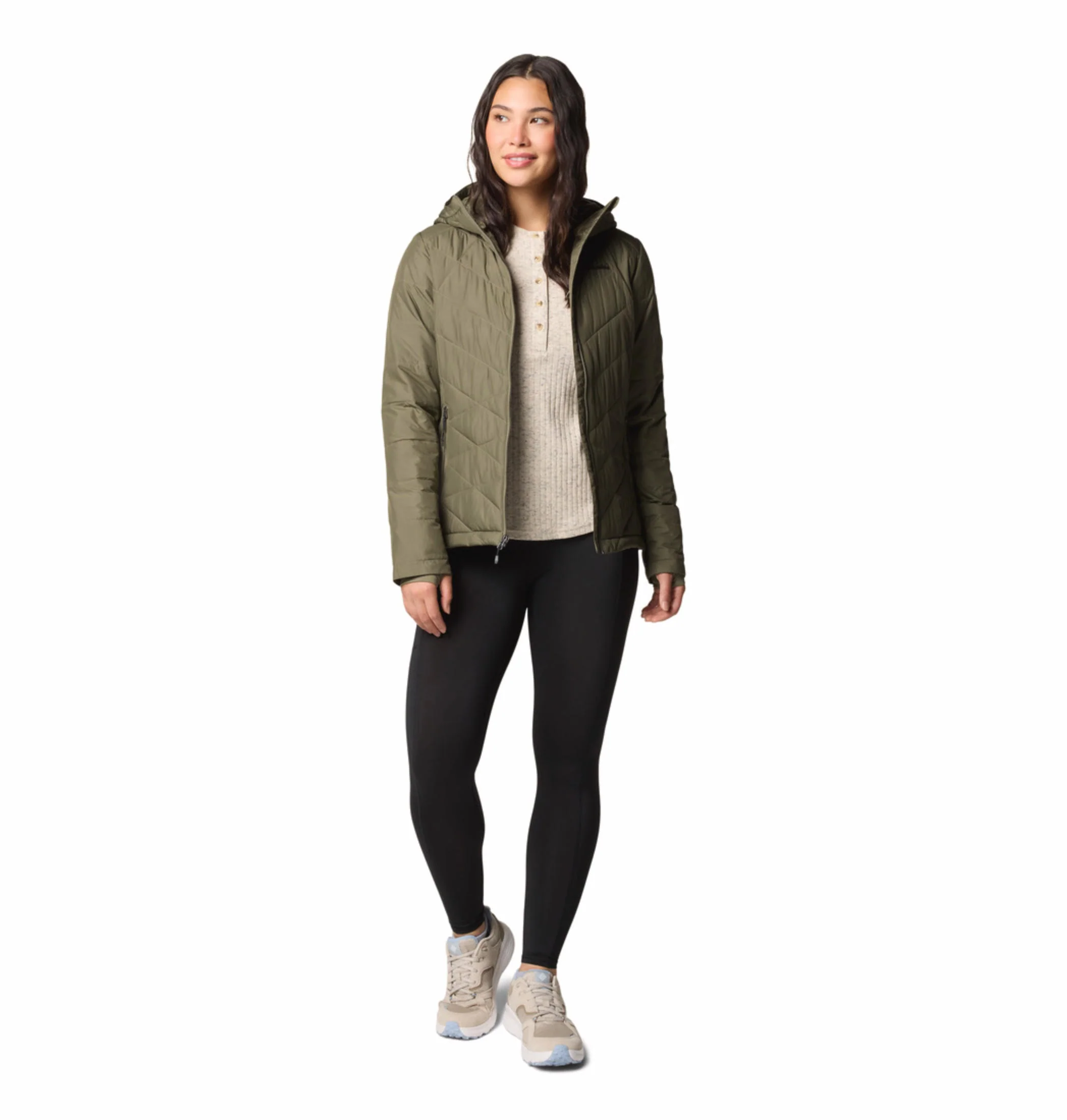 Columbia Women Green Heavenly Hooded Jacket - Image 6