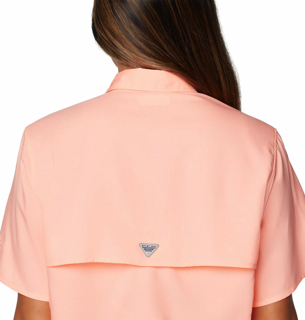 Columbia Women Orange Womens Tamiami II SS Shirt (Sun Protection) - Image 6