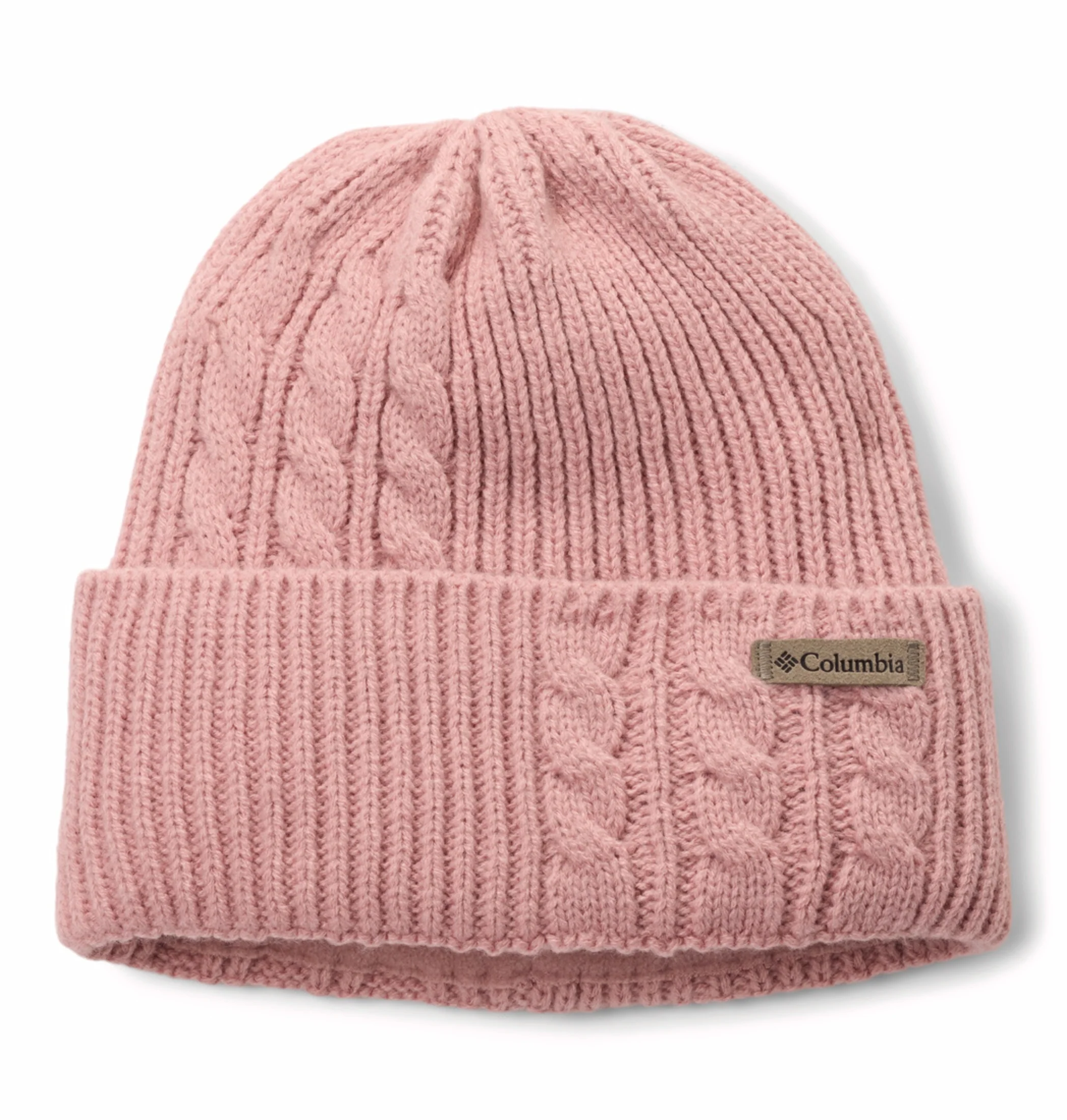 Columbia Womens Peach  Agate Pass Cable Knit Beanie - Image 5