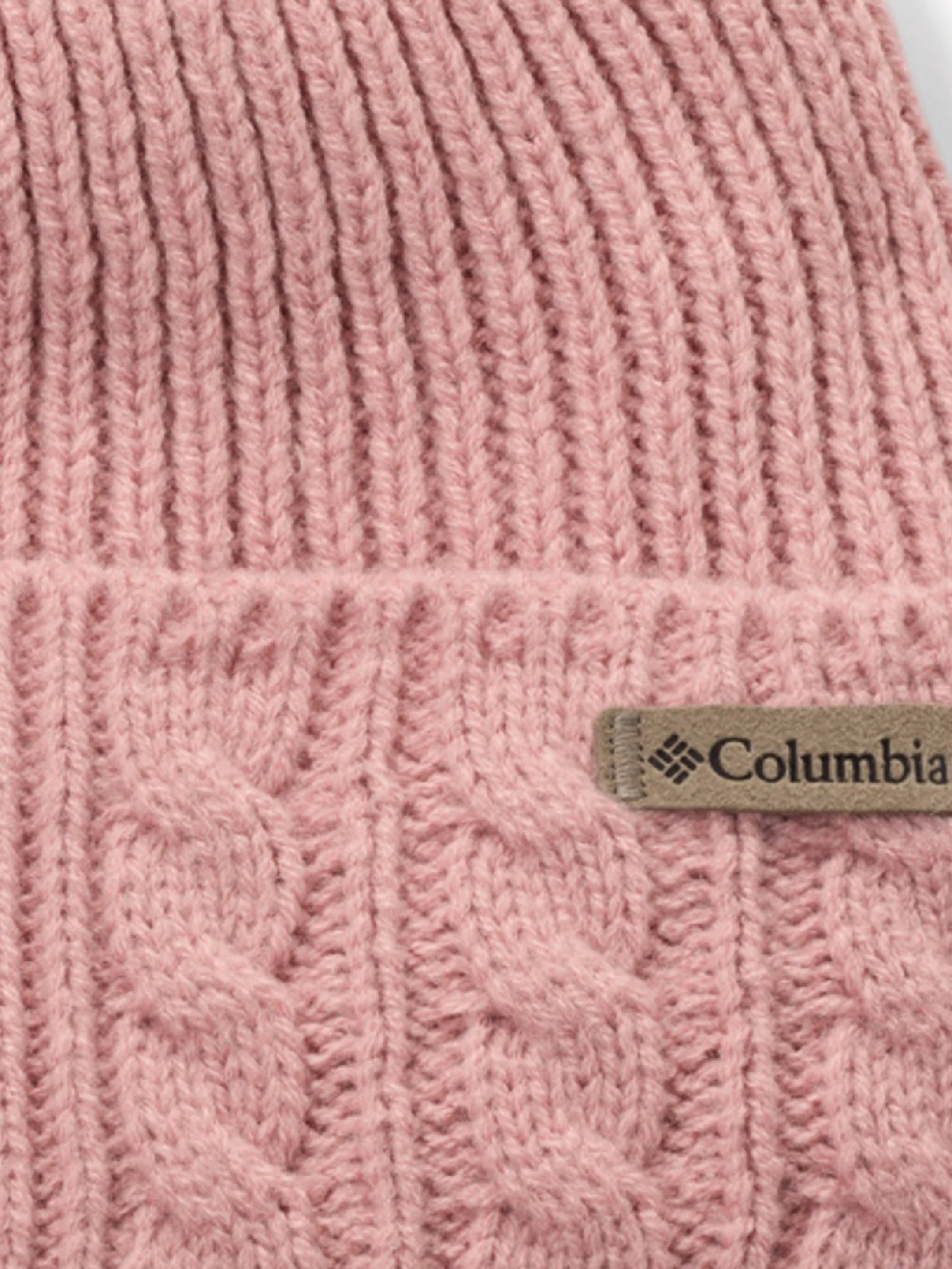 Columbia Womens Peach  Agate Pass Cable Knit Beanie - Image 7