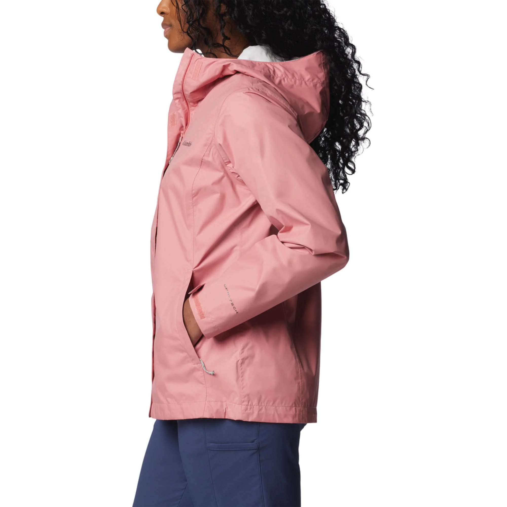 Columbia Women Pink Arcadia II Jacket Waterproof - Image 3