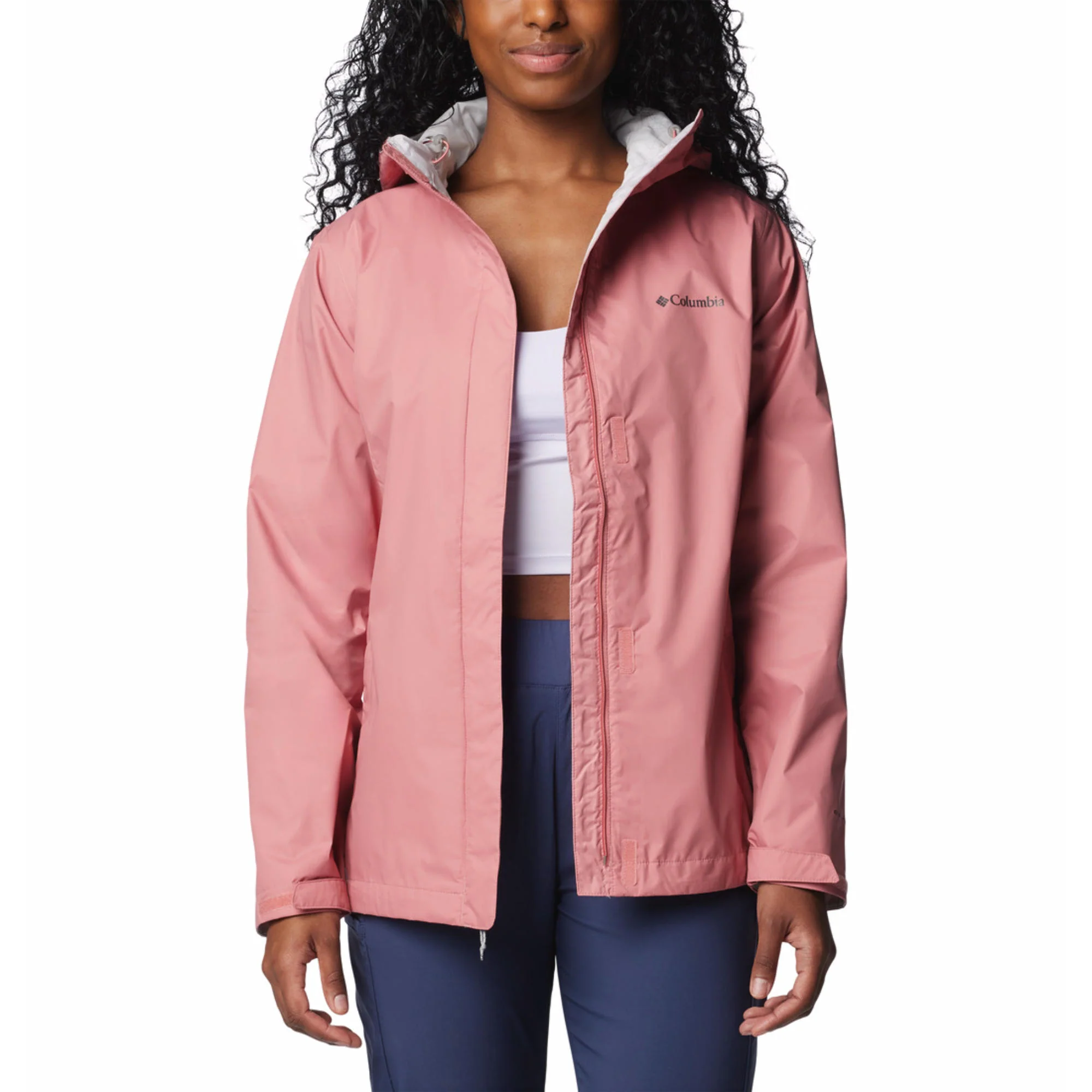 Columbia Women Pink Arcadia II Jacket Waterproof - Image 4