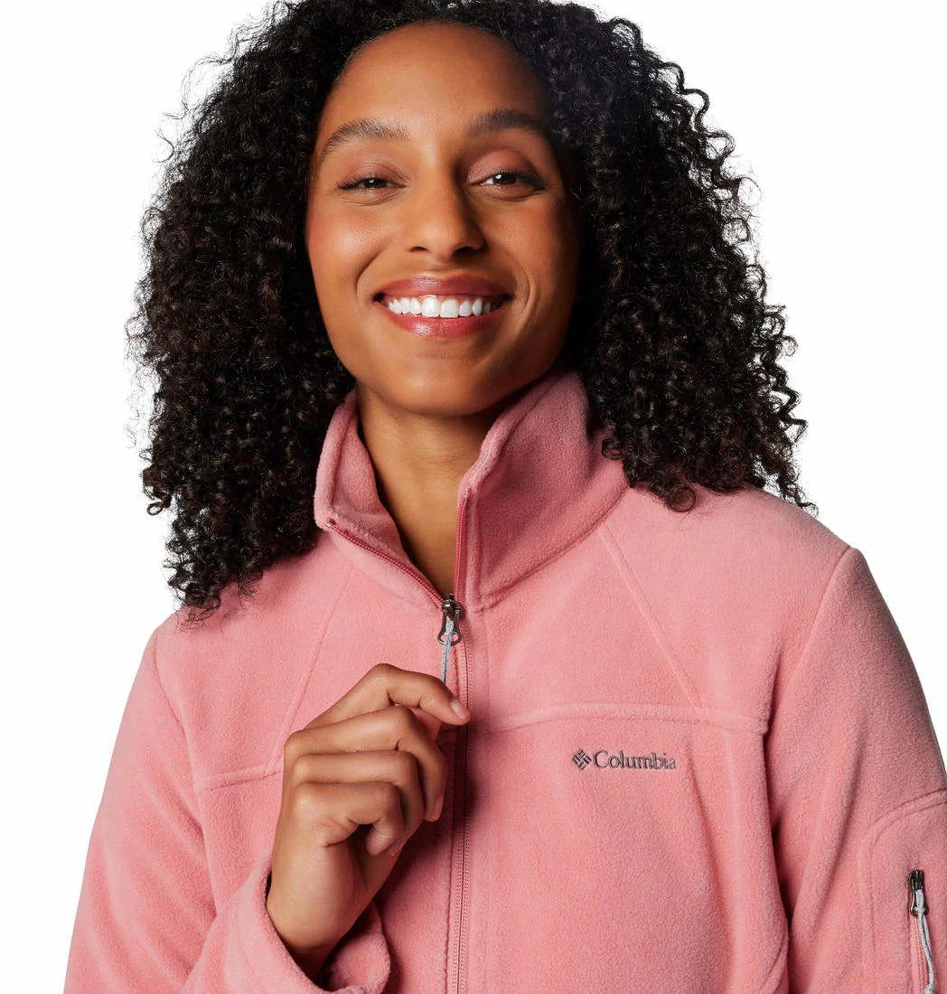 Columbia Women Pink Fast Trek II Jacket - Image 4