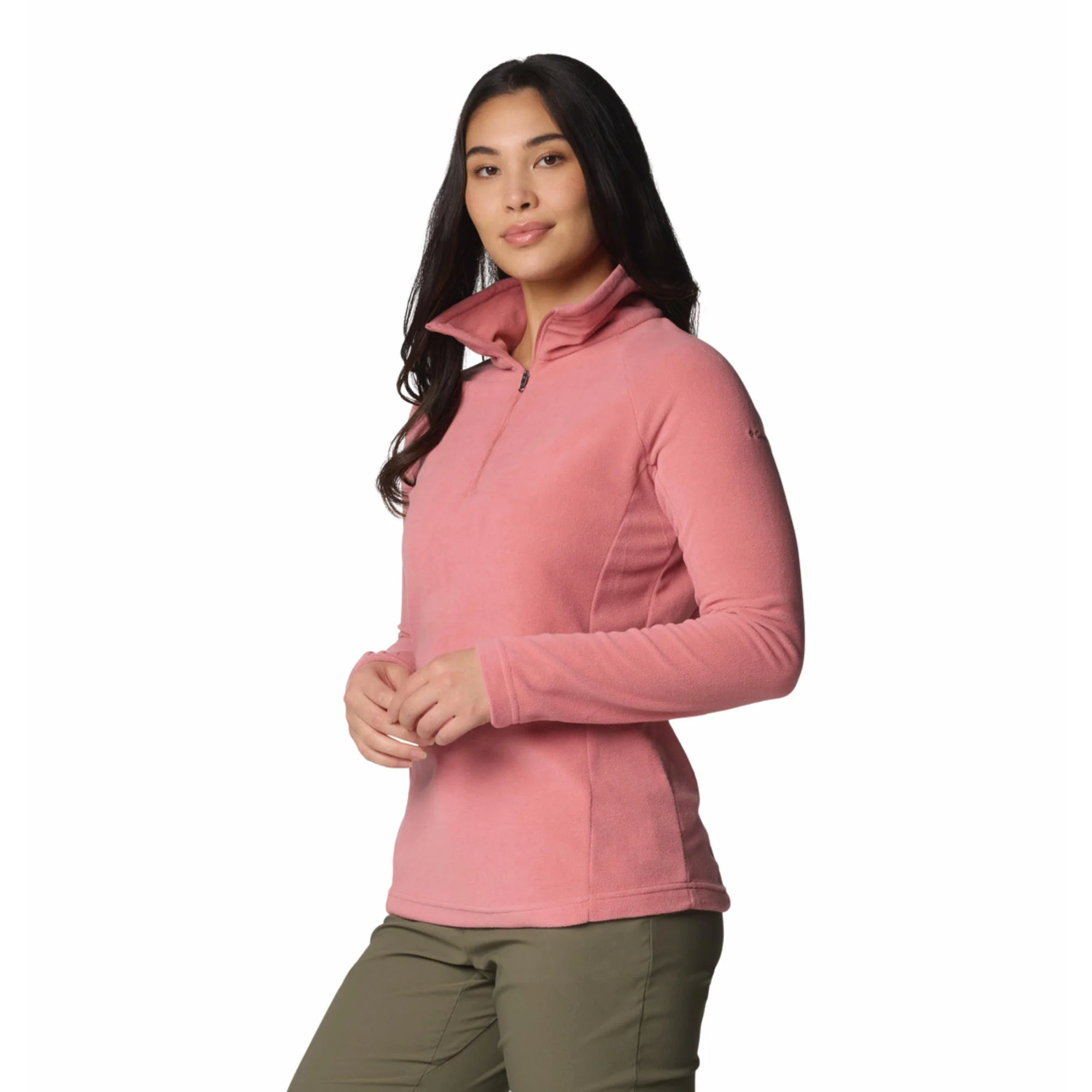 Columbia Women Pink Glacial IV 1/2 Zip - Image 3