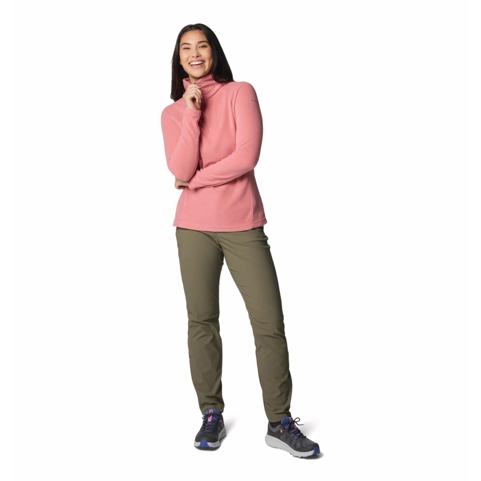 Columbia Women Pink Glacial IV 1/2 Zip - Image 4