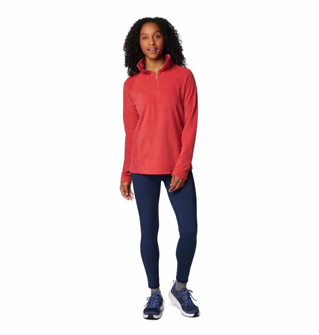 Columbia Women Red Glacial IV 1/2 Zip - Image 4