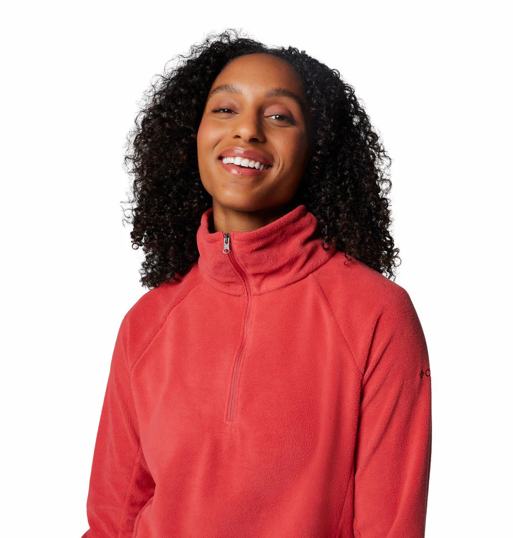 Columbia Women Red Glacial IV 1/2 Zip - Image 5
