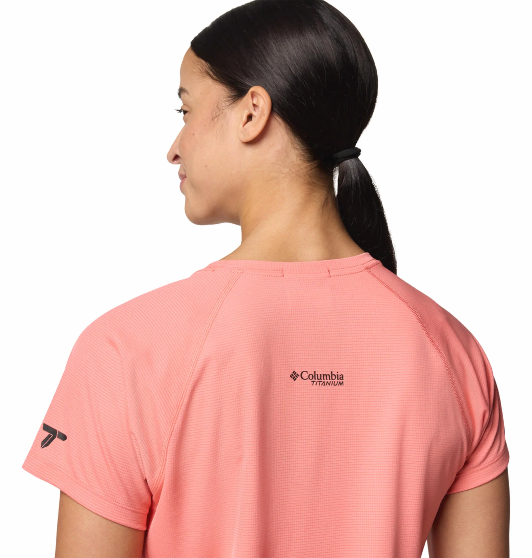 Columbia Women Pink Cirque River Pro SS Crew - Image 8