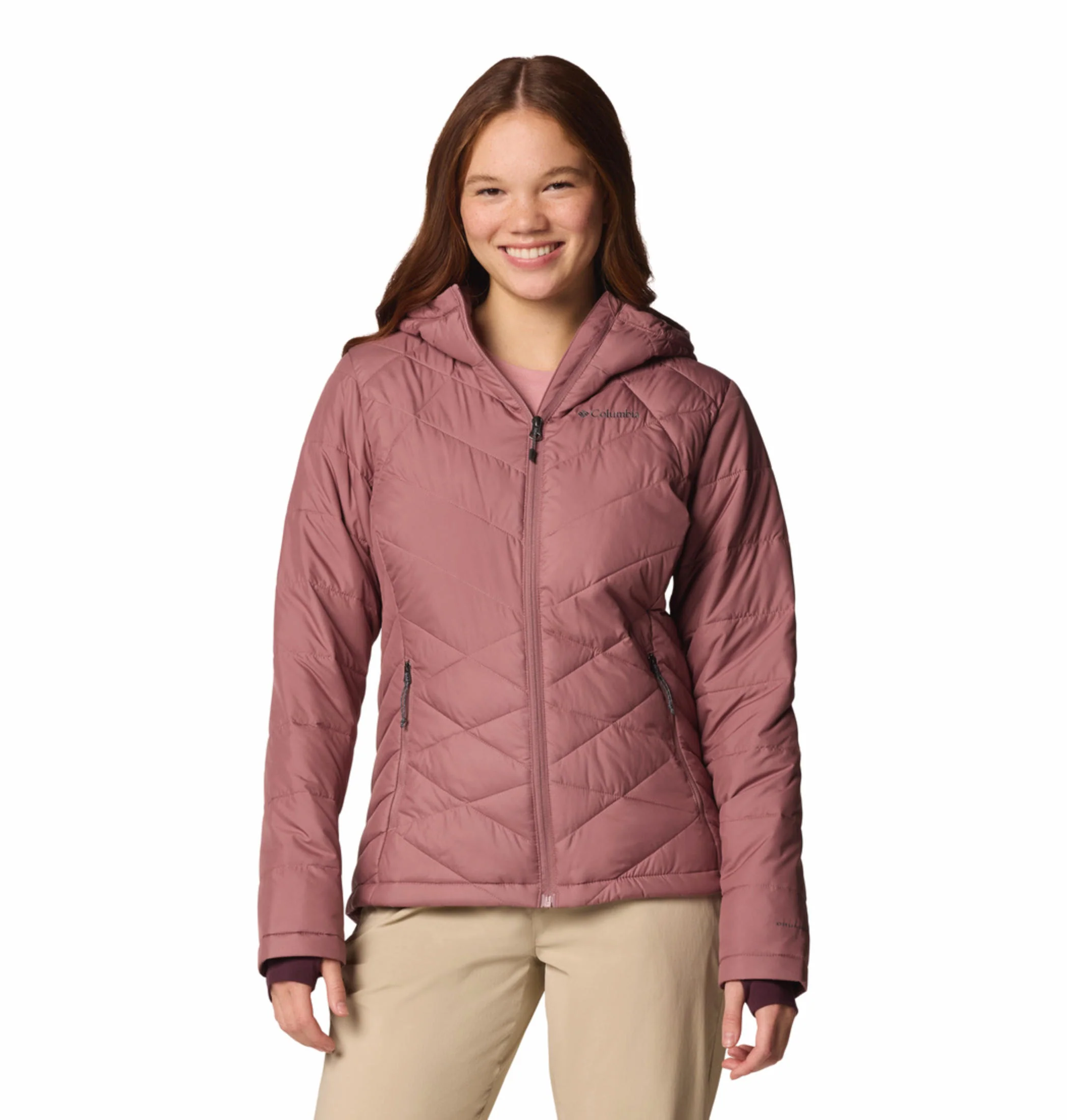 Columbia Women Pink Heavenly Hooded Jacket