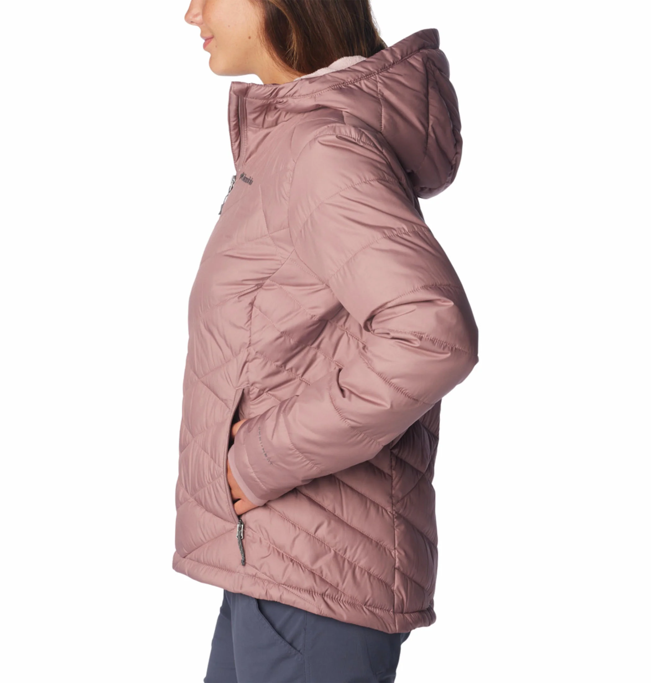 Columbia Women Pink Heavenly Hooded Jacket - Image 10