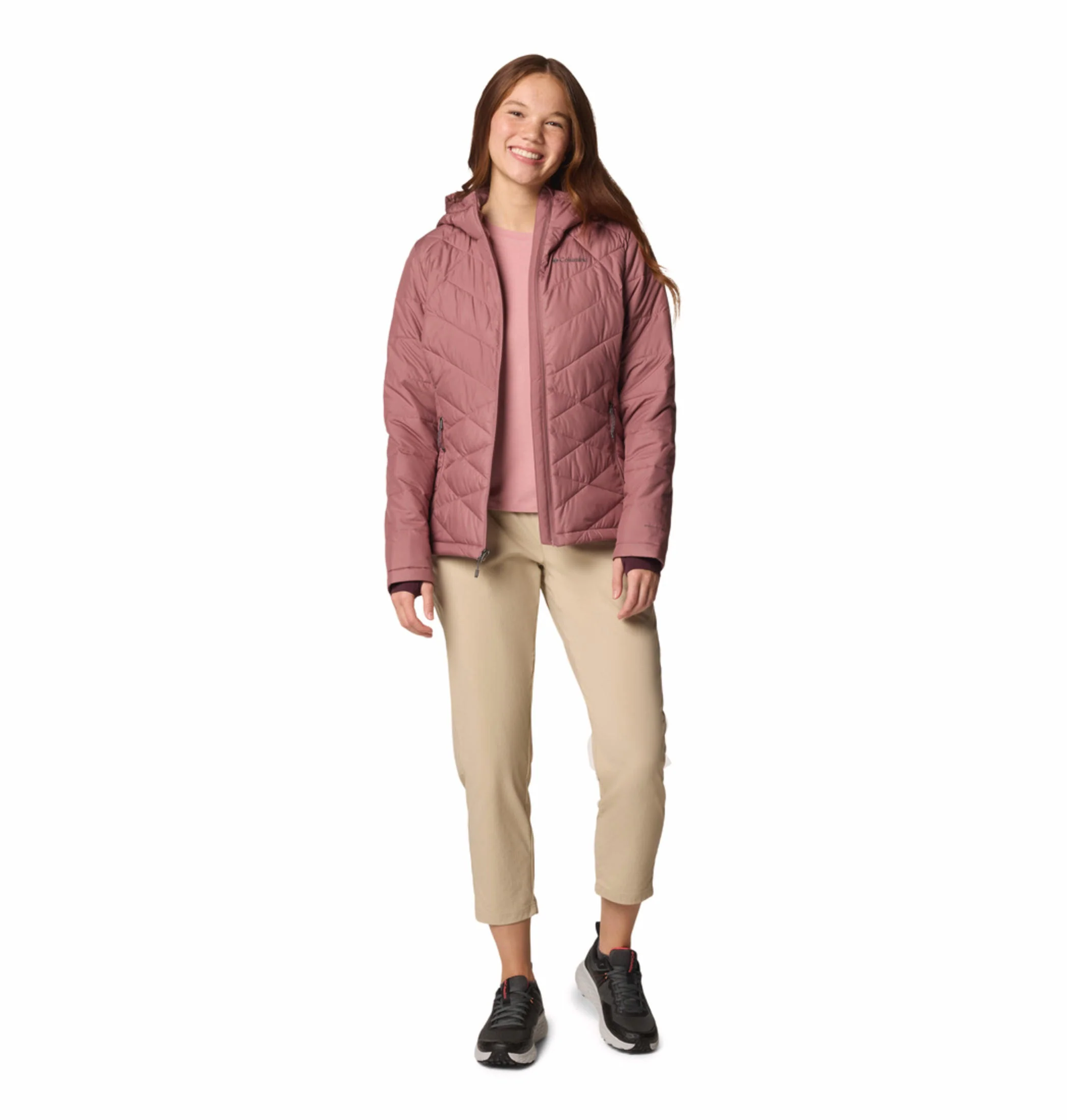Columbia Women Pink Heavenly Hooded Jacket - Image 6