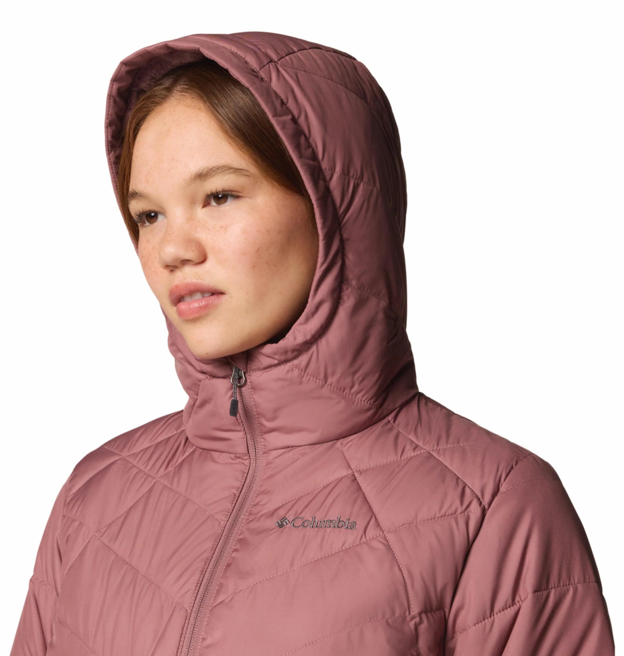Columbia Women Pink Heavenly Hooded Jacket - Image 7