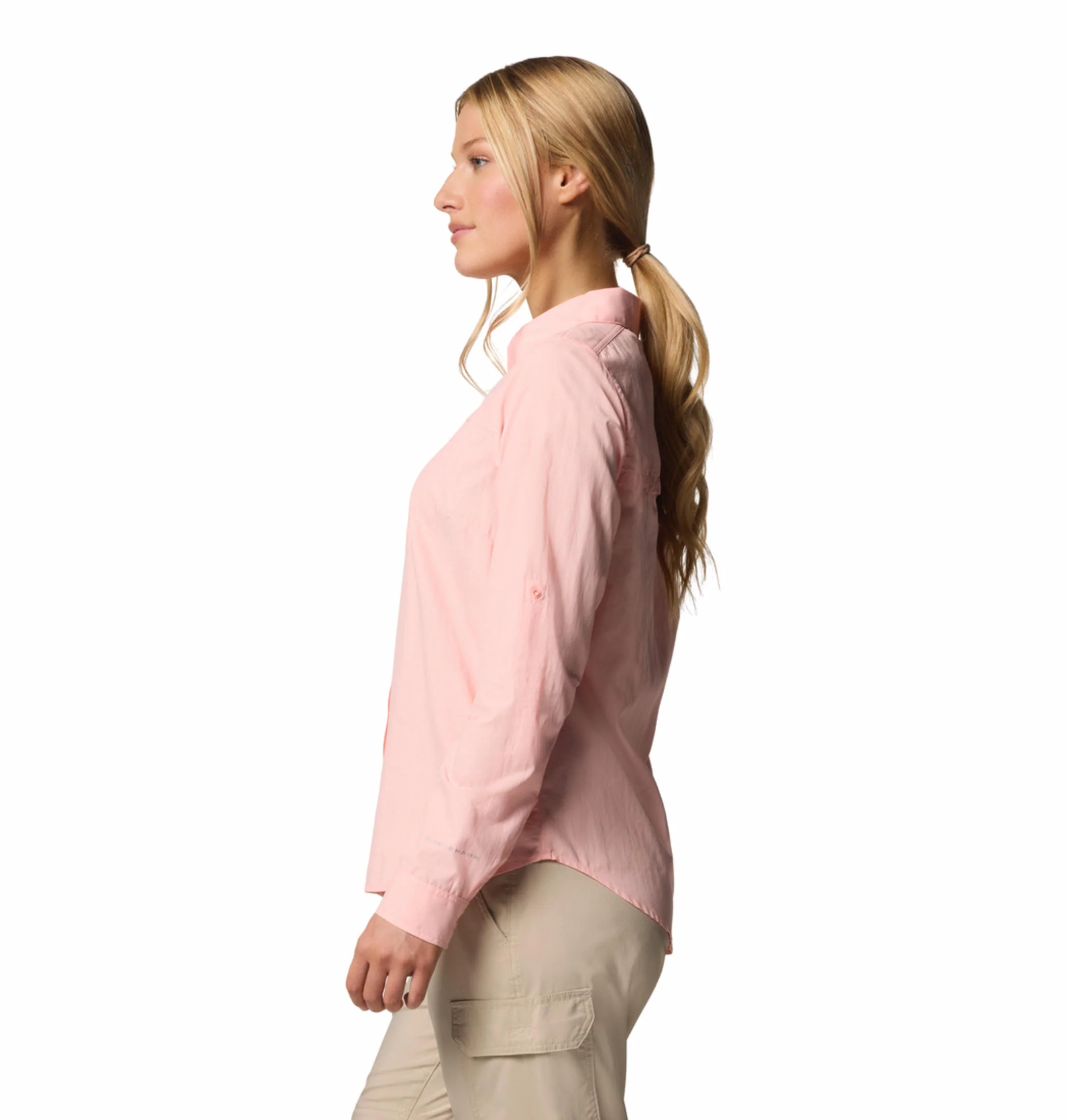 Columbia Women Pink Silver Ridge 3.0 LS (Sun Protection) - Image 4