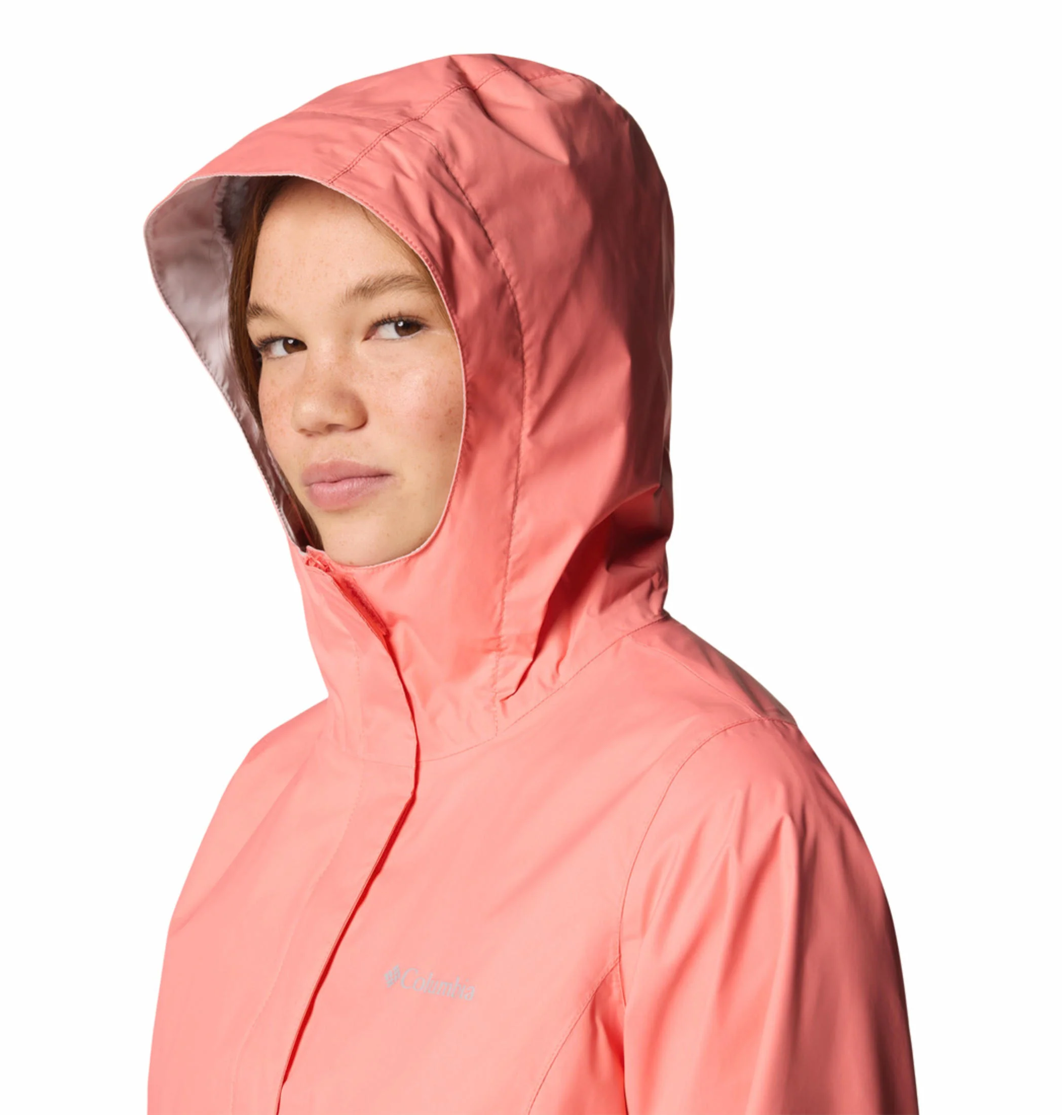 Columbia Women Pink Arcadia II Jacket Waterproof - Image 7