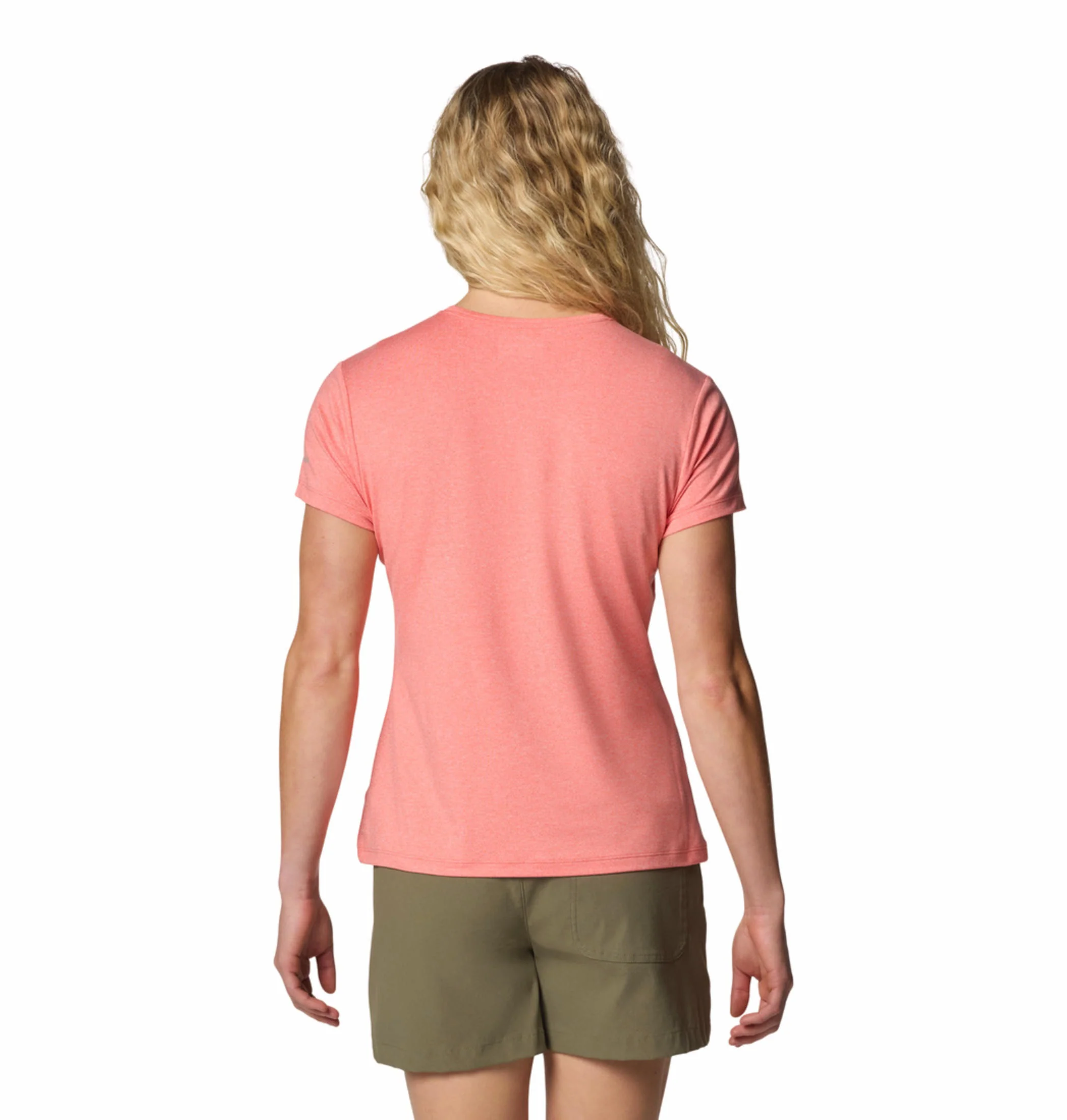 Columbia Women Pink Sloan Ridge Graphic SS Tee - Image 5