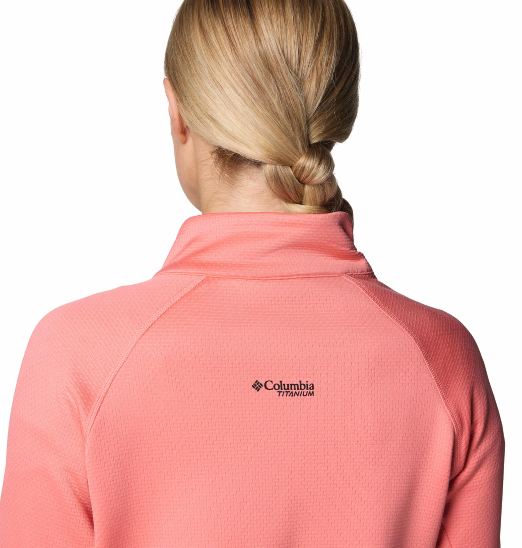 Columbia Women Pink Triple Canyon Grid Fleece FZ - Image 8