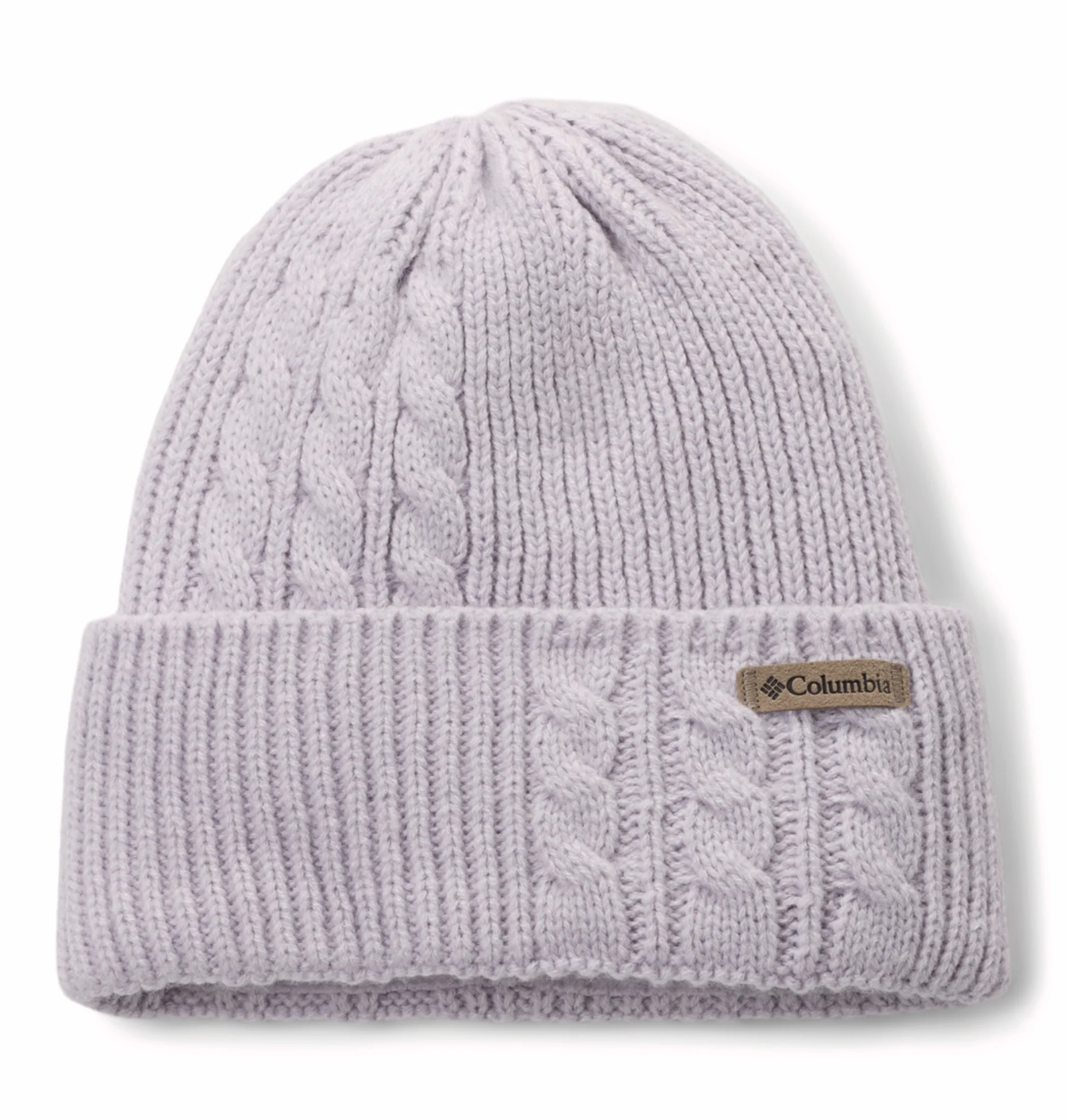 Columbia Womens Purple Agate Pass Cable Knit Beanie