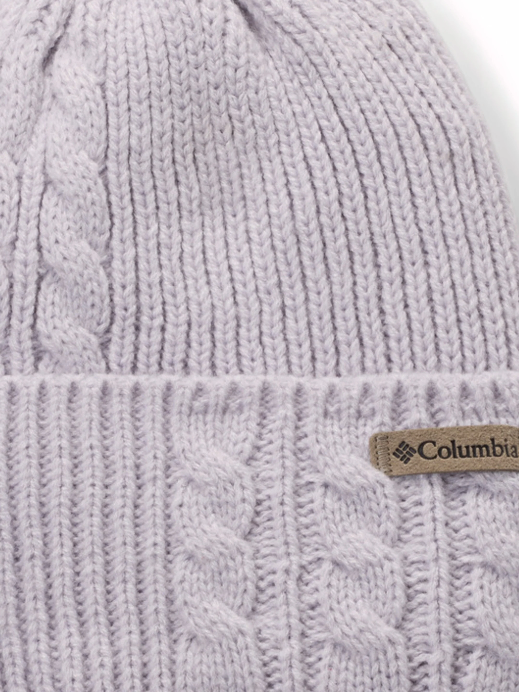 Columbia Womens Purple Agate Pass Cable Knit Beanie - Image 5