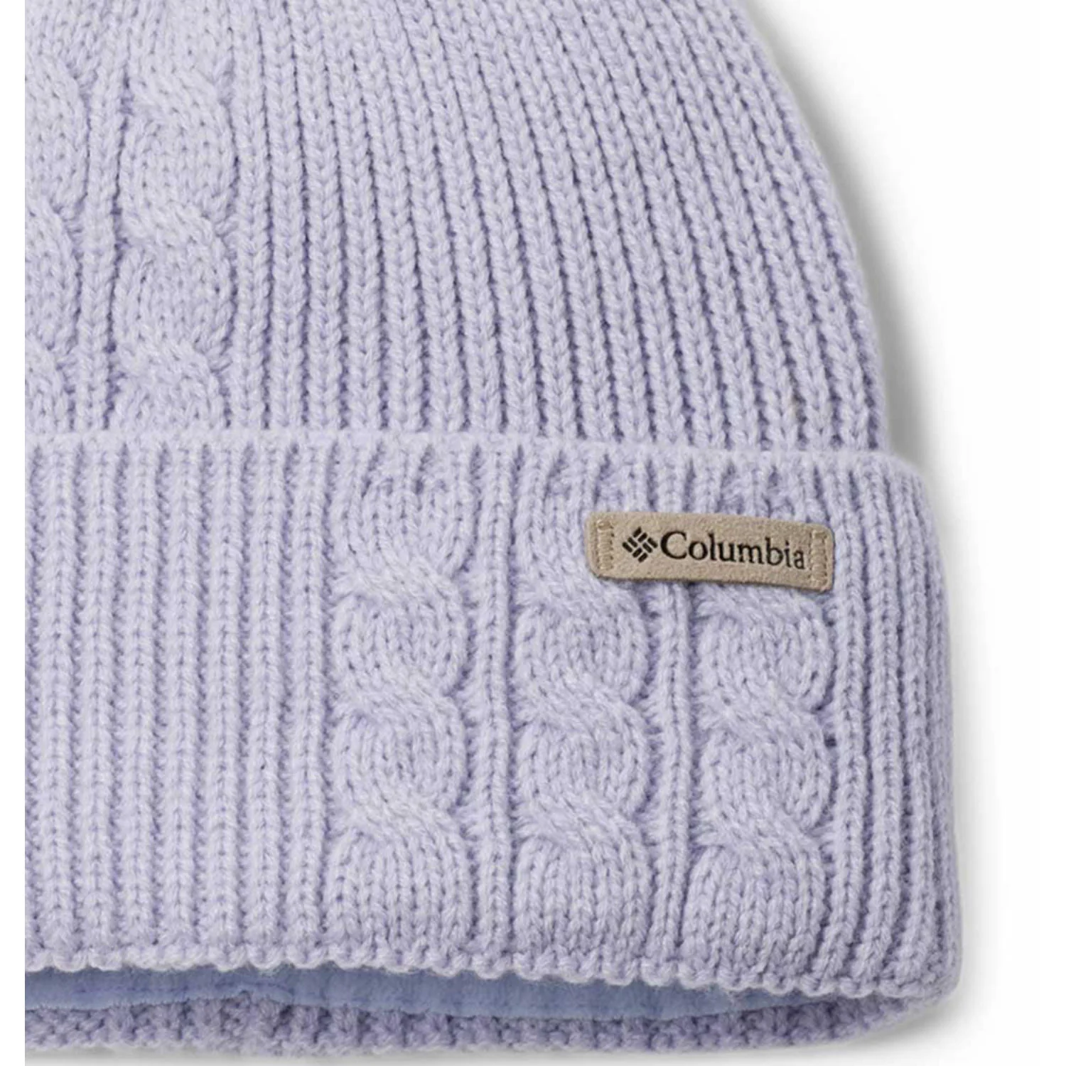 Columbia Women Purple Agate Pass Cable Knit Beanie - Image 3