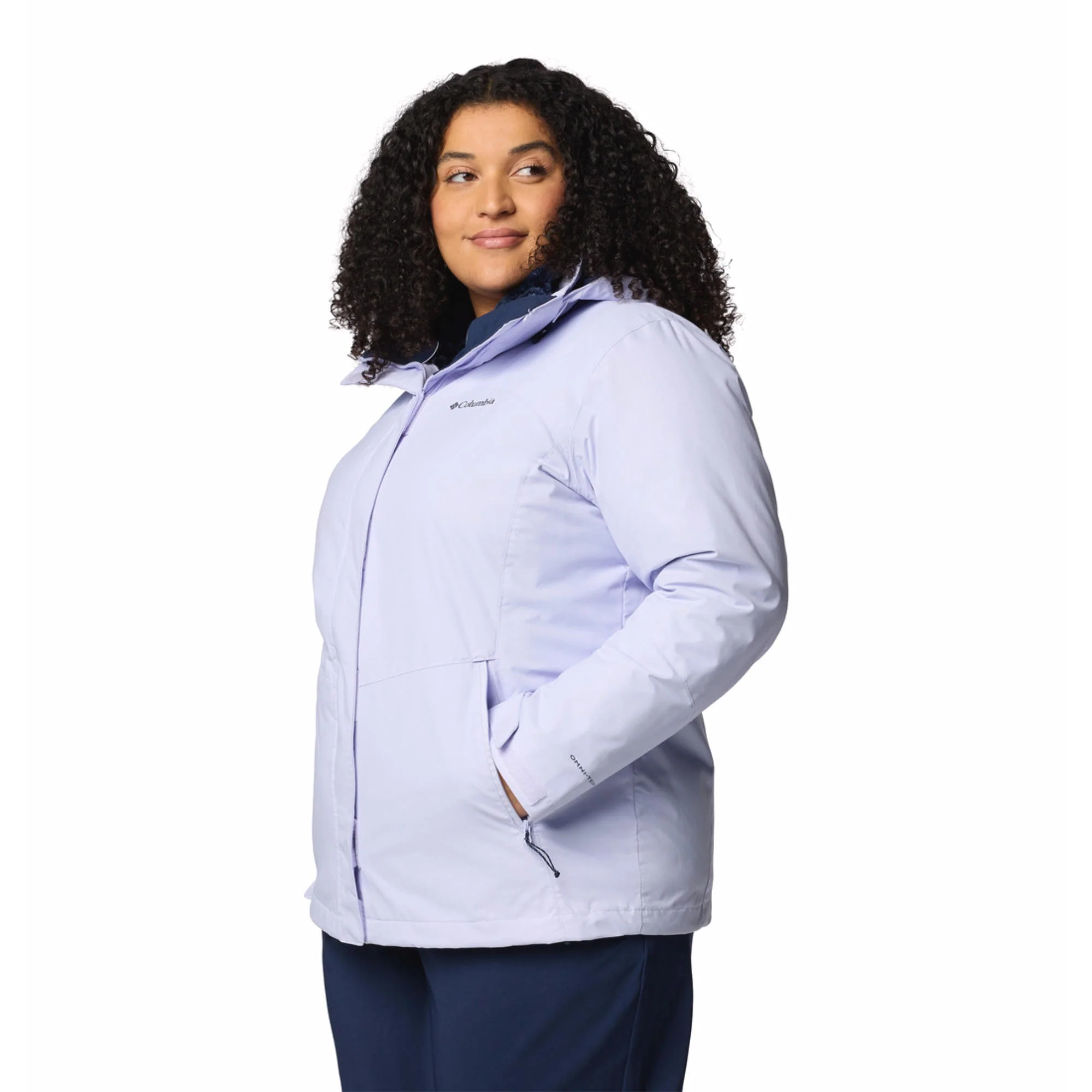 Columbia Women Purple Bugaboo III Fleece Interchange Jacket - Image 3