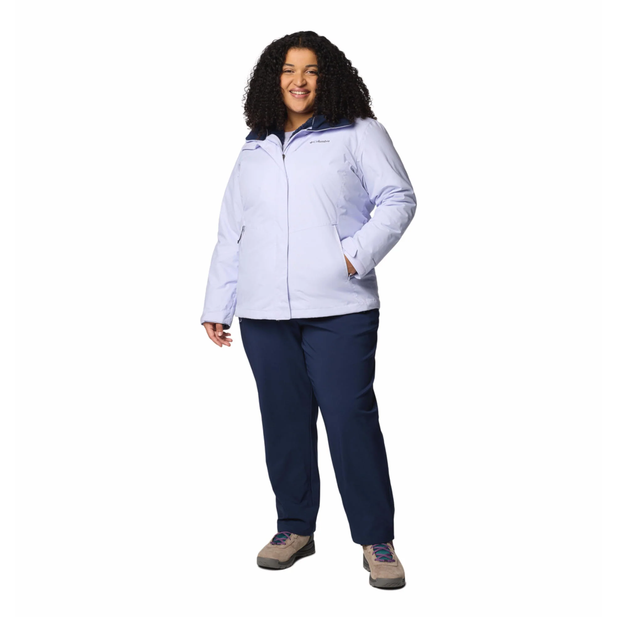 Columbia Women Purple Bugaboo III Fleece Interchange Jacket - Image 4