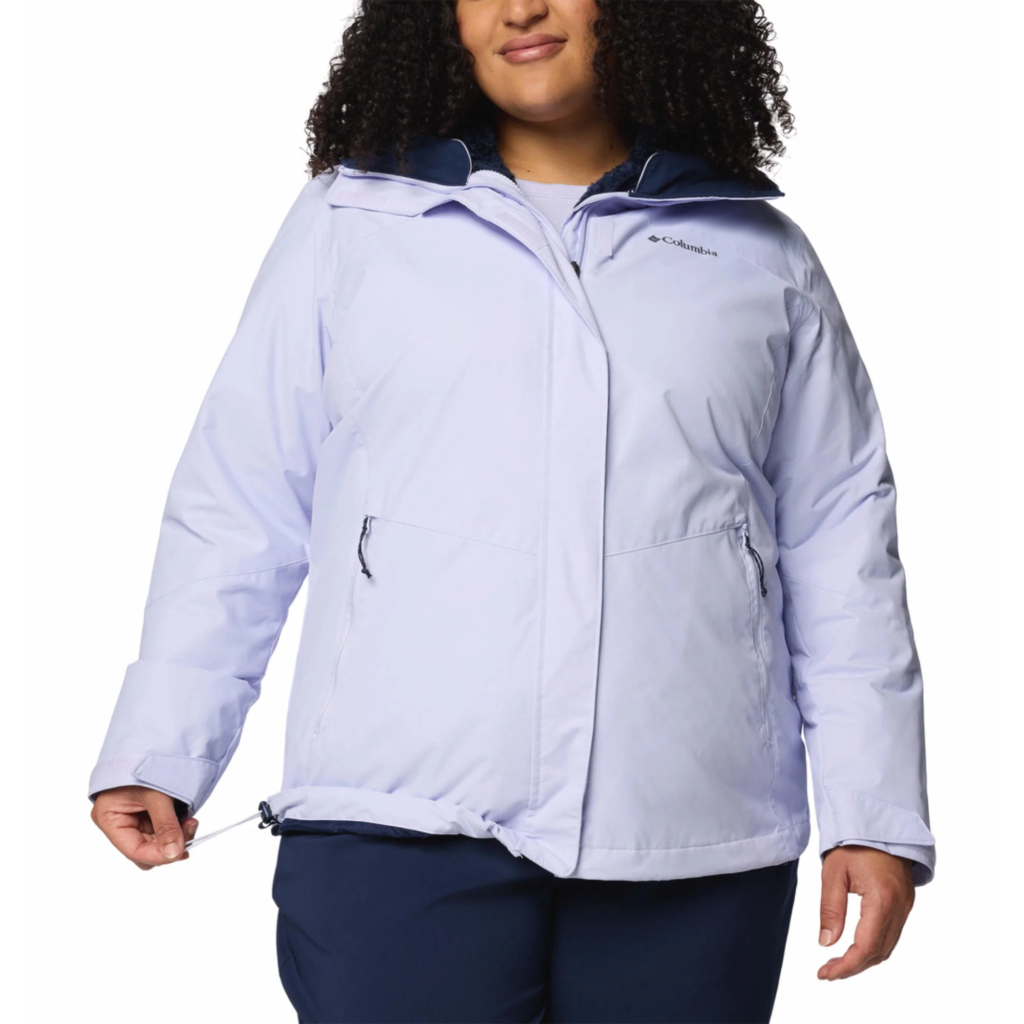 Columbia Women Purple Bugaboo III Fleece Interchange Jacket - Image 7