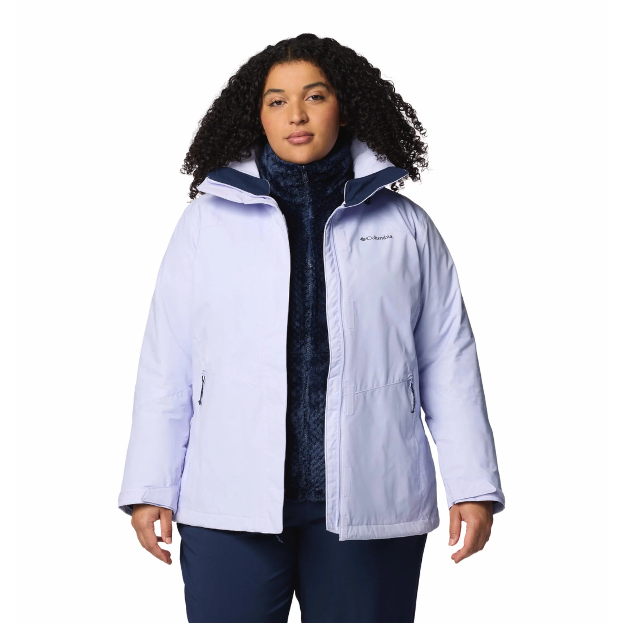 Columbia Women Purple Bugaboo III Fleece Interchange Jacket - Image 8