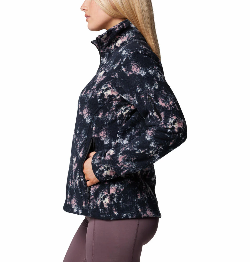Columbia Women Purple Fast Trek Printed Jkt - Image 3
