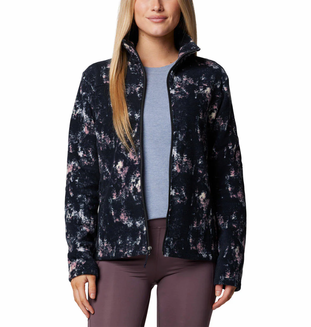 Columbia Women Purple Fast Trek Printed Jkt - Image 4