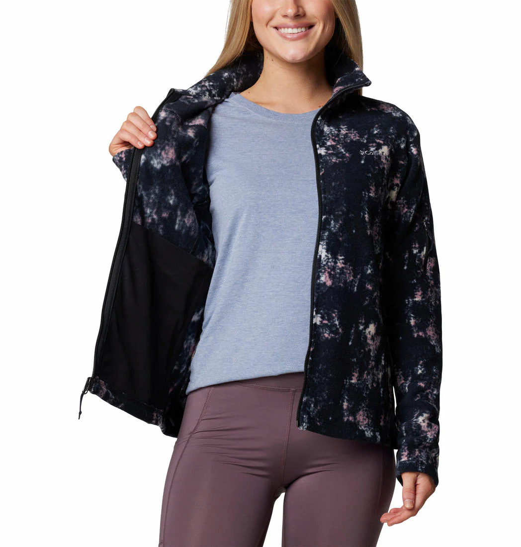 Columbia Women Purple Fast Trek Printed Jkt - Image 6