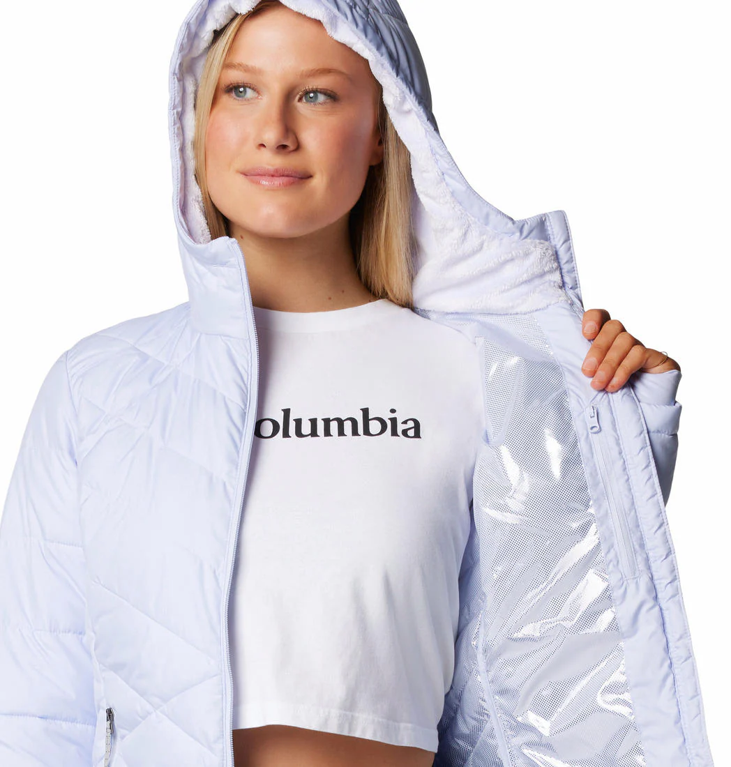 Columbia Women Purple Heavenly Hooded Jacket - Image 6