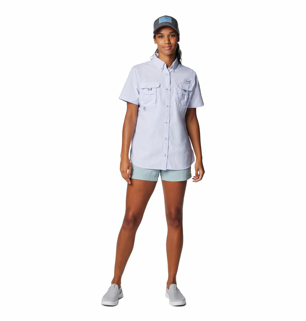 Columbia Women Purple Womens Bahama II SS (Sun Protection) - Image 4
