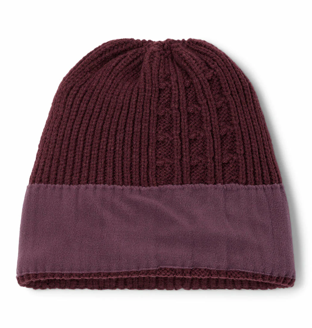 Columbia Women Red Agate Pass Cable Knit Beanie - Image 2