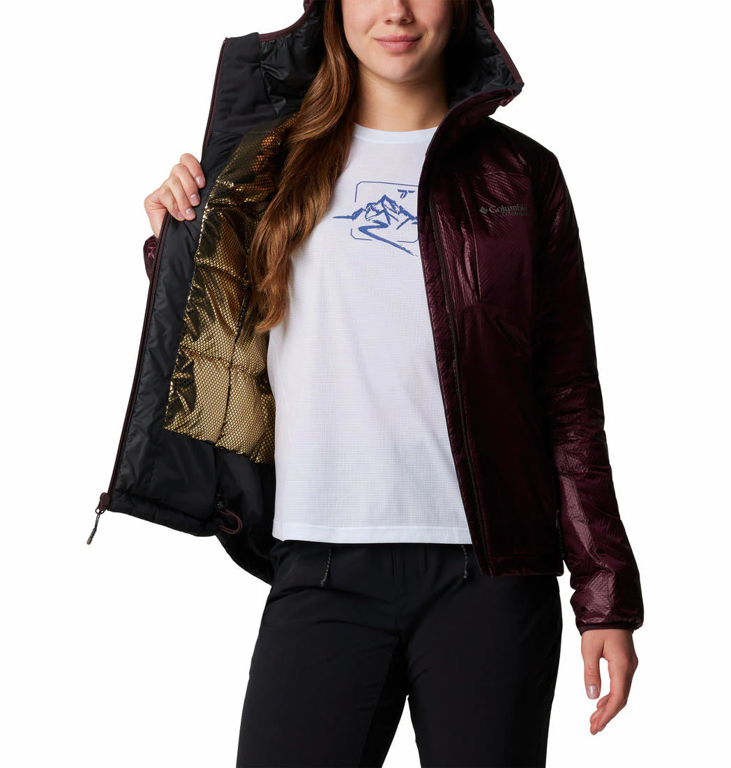 Columbia Women Red Arch Rock II Hooded Jacket - Image 6