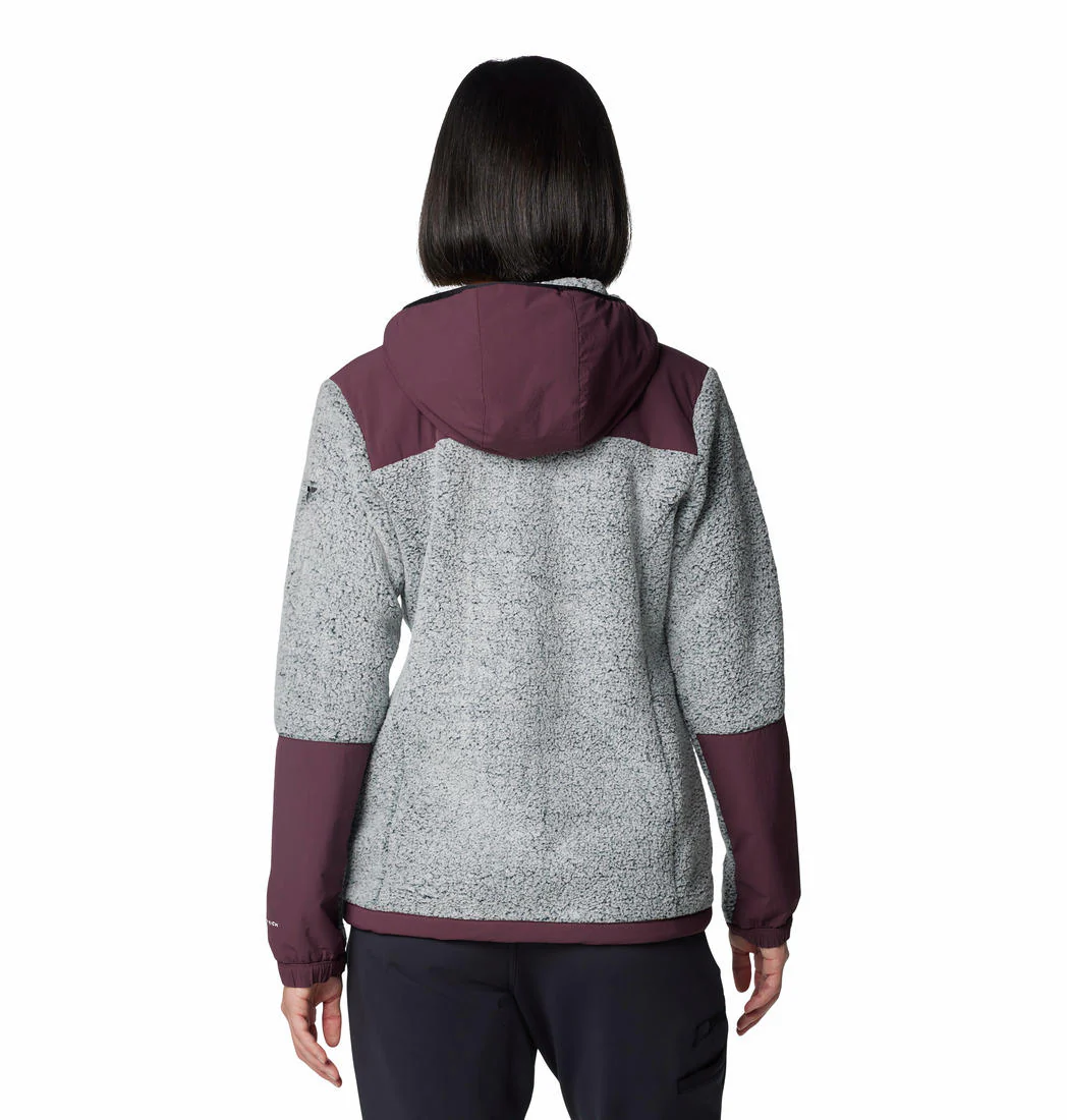 Columbia Women Red Arctic Crest Sherpa Full Zip - Image 2