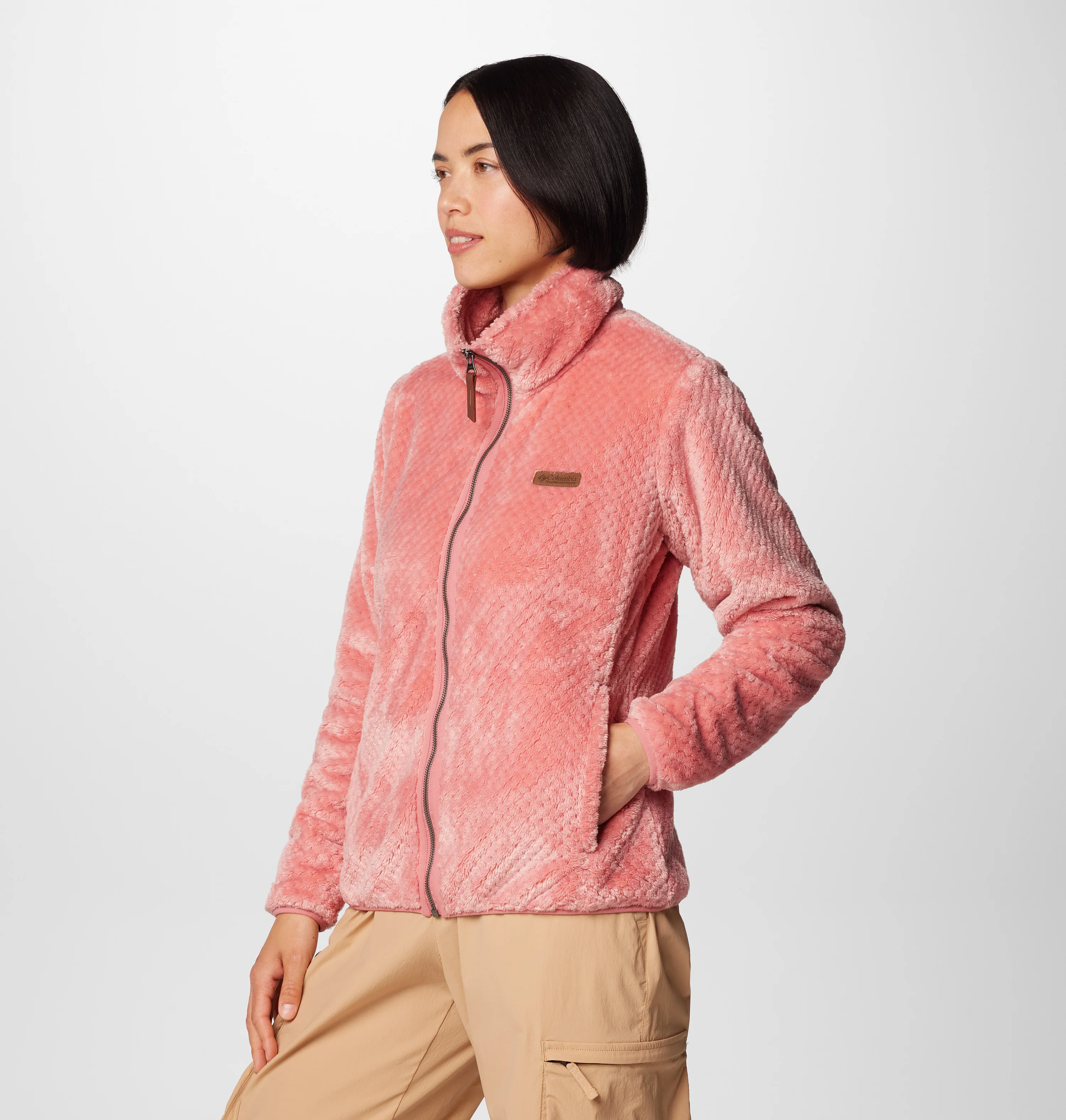 Columbia Women Pink Fire Side II Sherpa FZ - Image 3