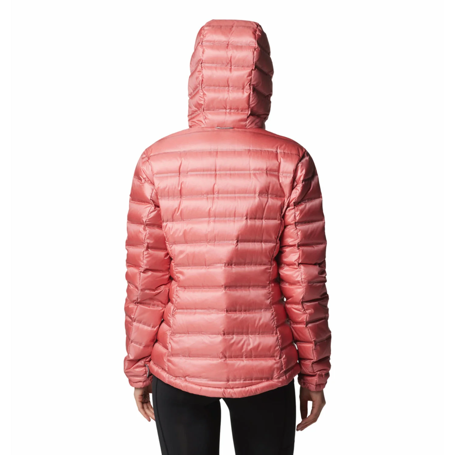 Columbia Women Pink Pebble Peak II Down Hooded Jacket - Image 2