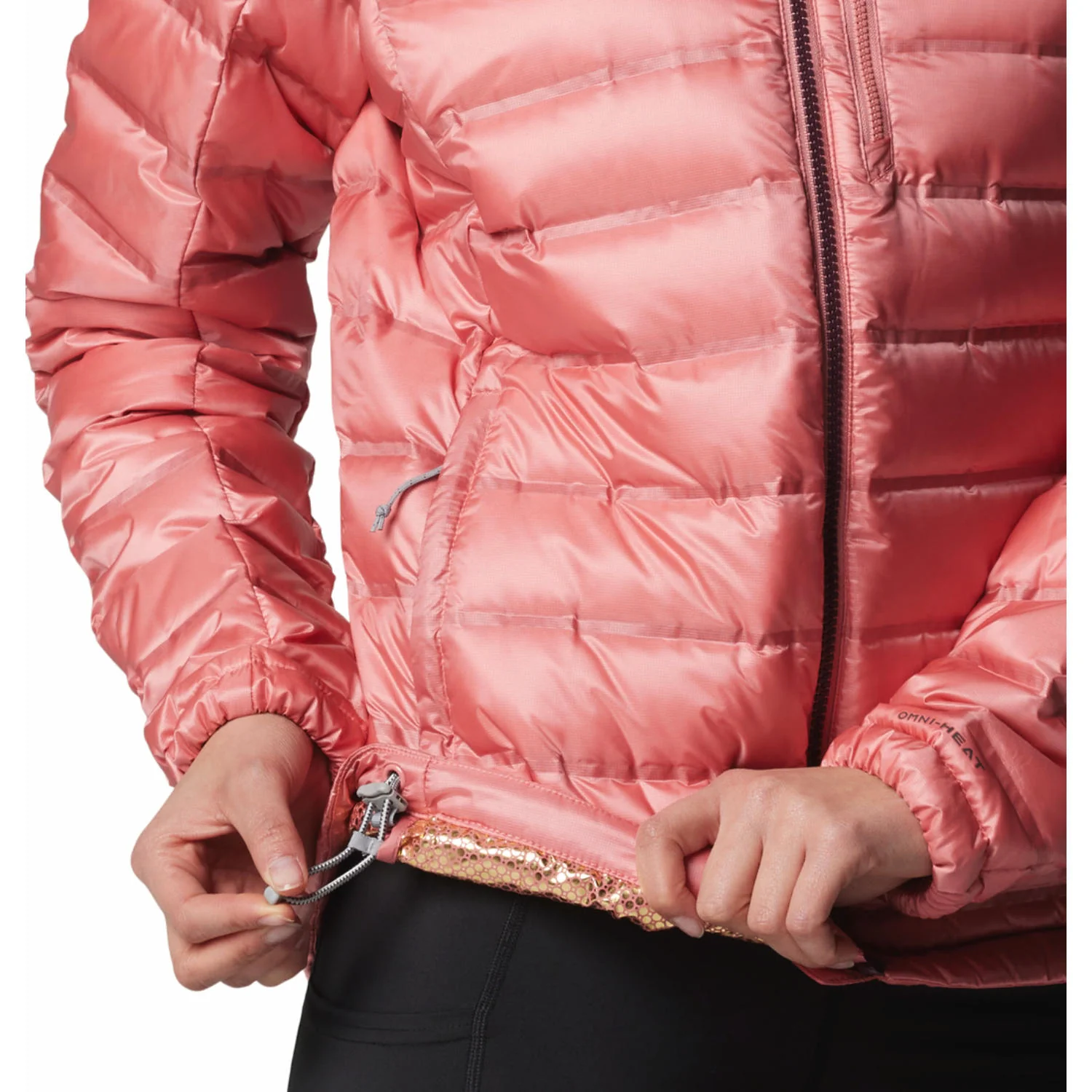 Columbia Women Pink Pebble Peak II Down Hooded Jacket - Image 7