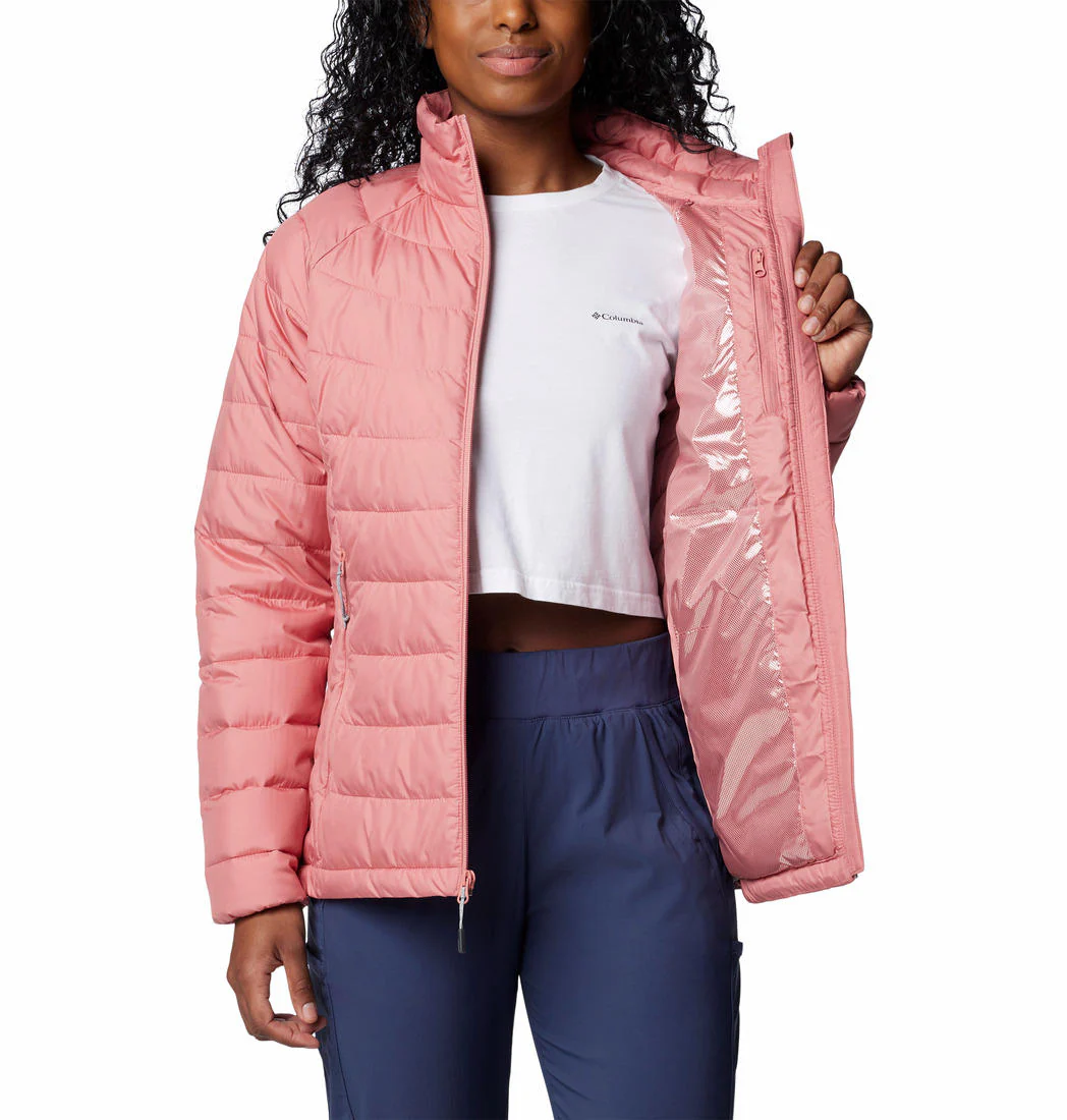 Columbia Women Pink Powder Lite II Full Zip Jacket - Image 5