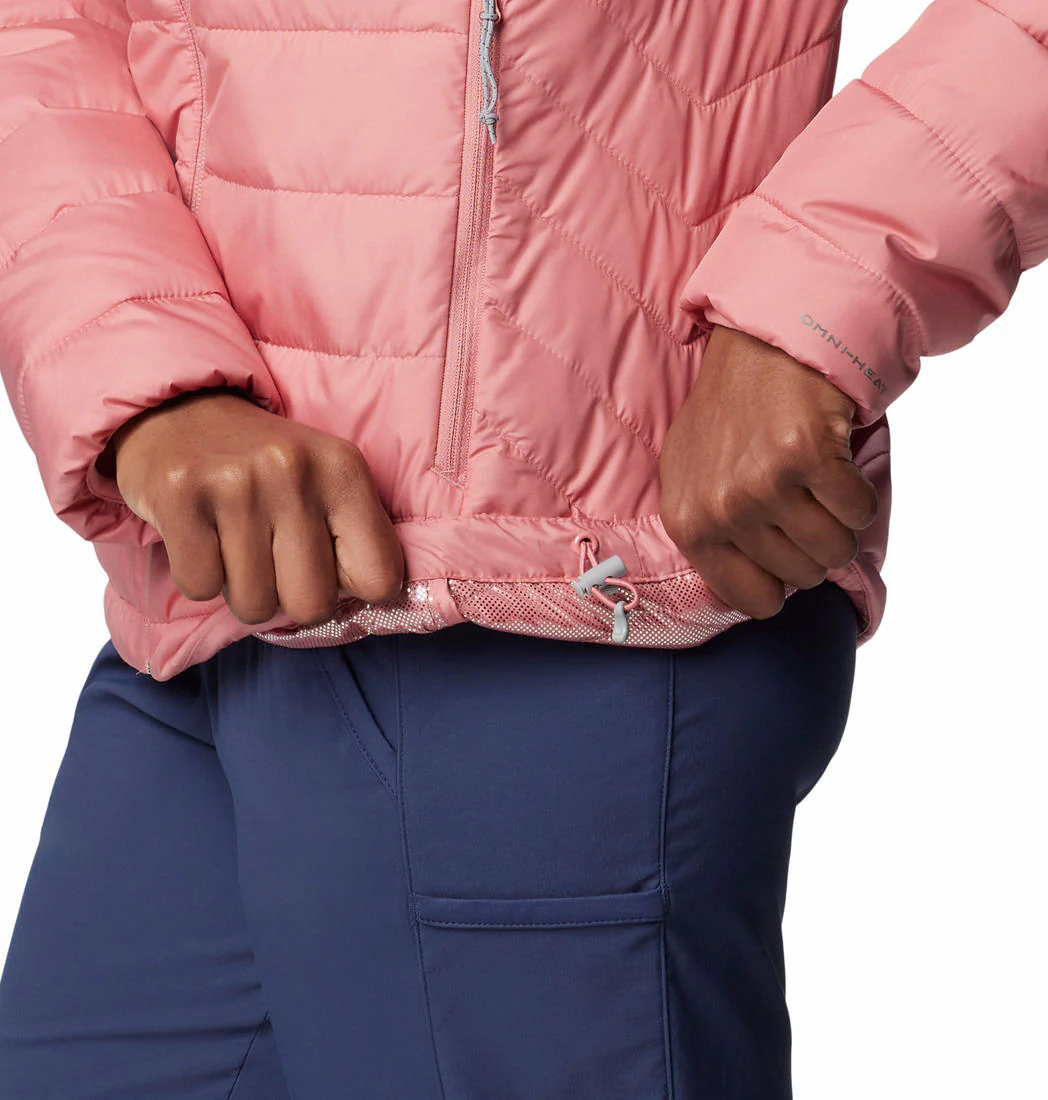 Columbia Women Pink Powder Lite II Full Zip Jacket - Image 7