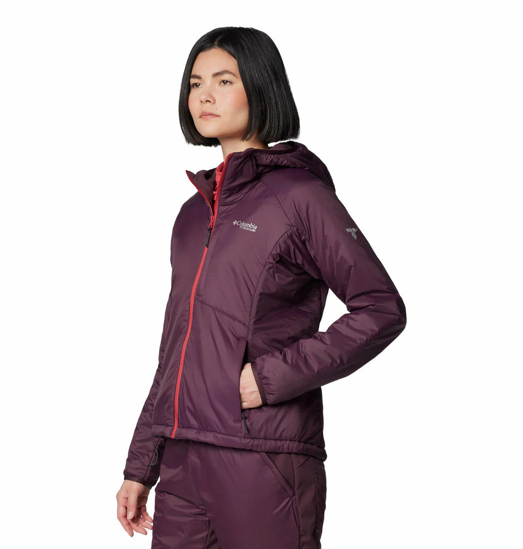 Columbia Women Red Silver Leaf II Stretch Insulated Jacket - Image 3