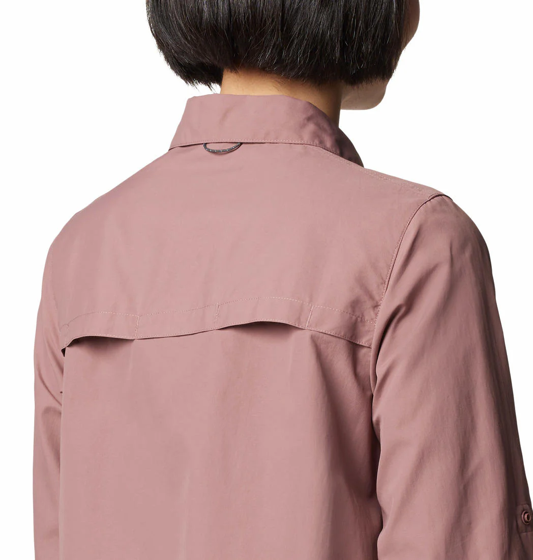 Columbia Women Red Silver Ridge 3.0 LS (Sun Protection) - Image 5