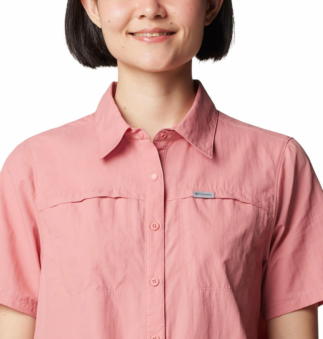 Columbia Women Pink Silver Ridge 3.0 SS (Sun Protection) - Image 3
