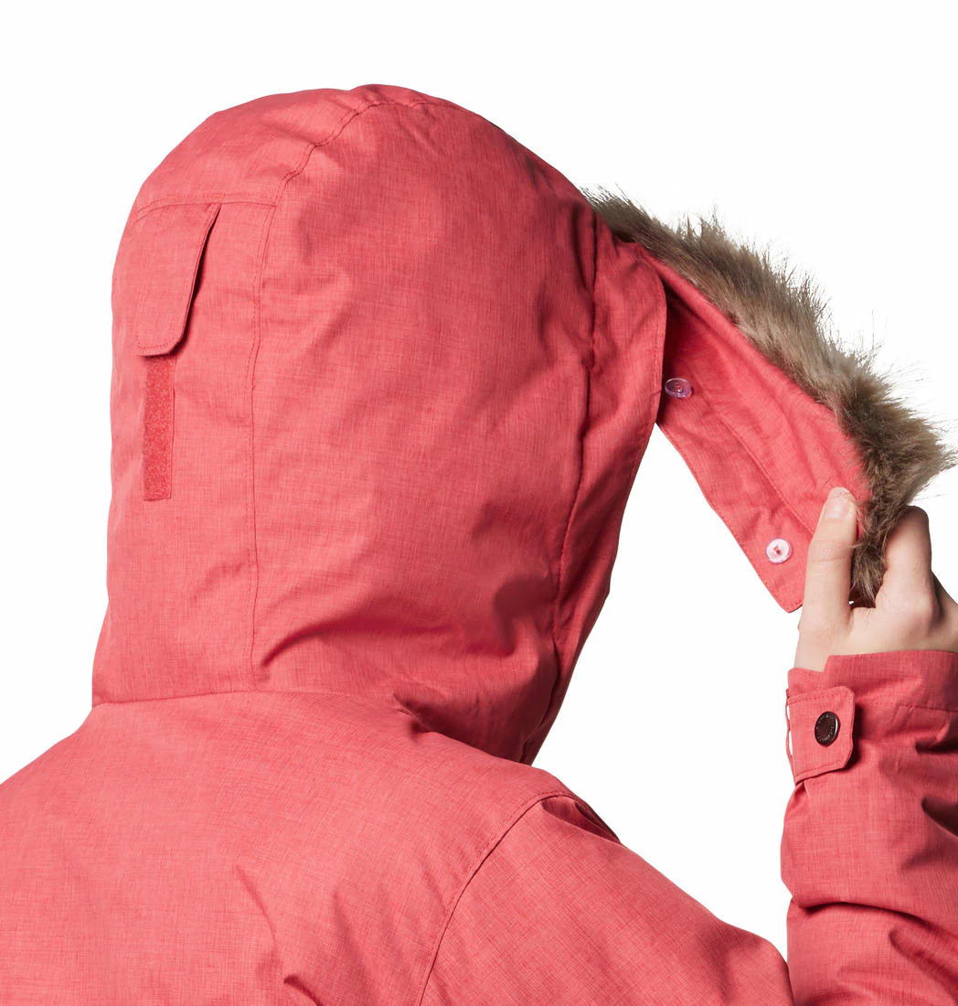 Columbia Women Red Suttle Mountain Long Insulated Jacket - Image 6