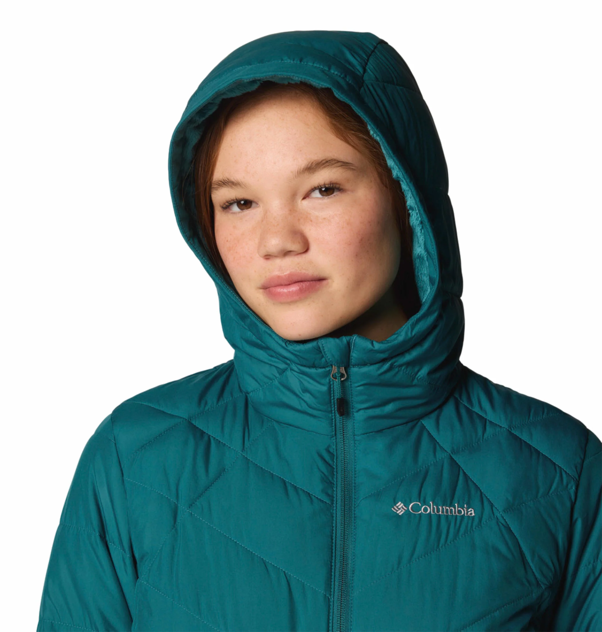 Columbia Women Blue Heavenly Hooded Jacket - Image 7