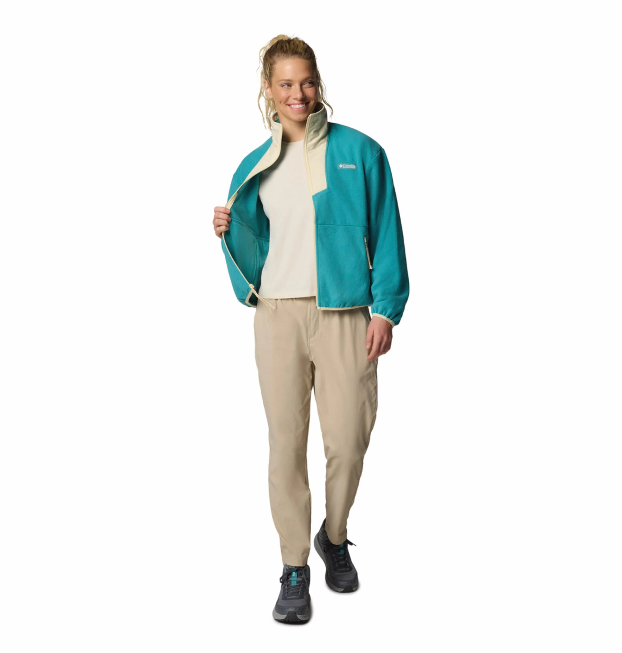 Columbia Women Green Sequoia Grove Full Zip Fleece - Image 6